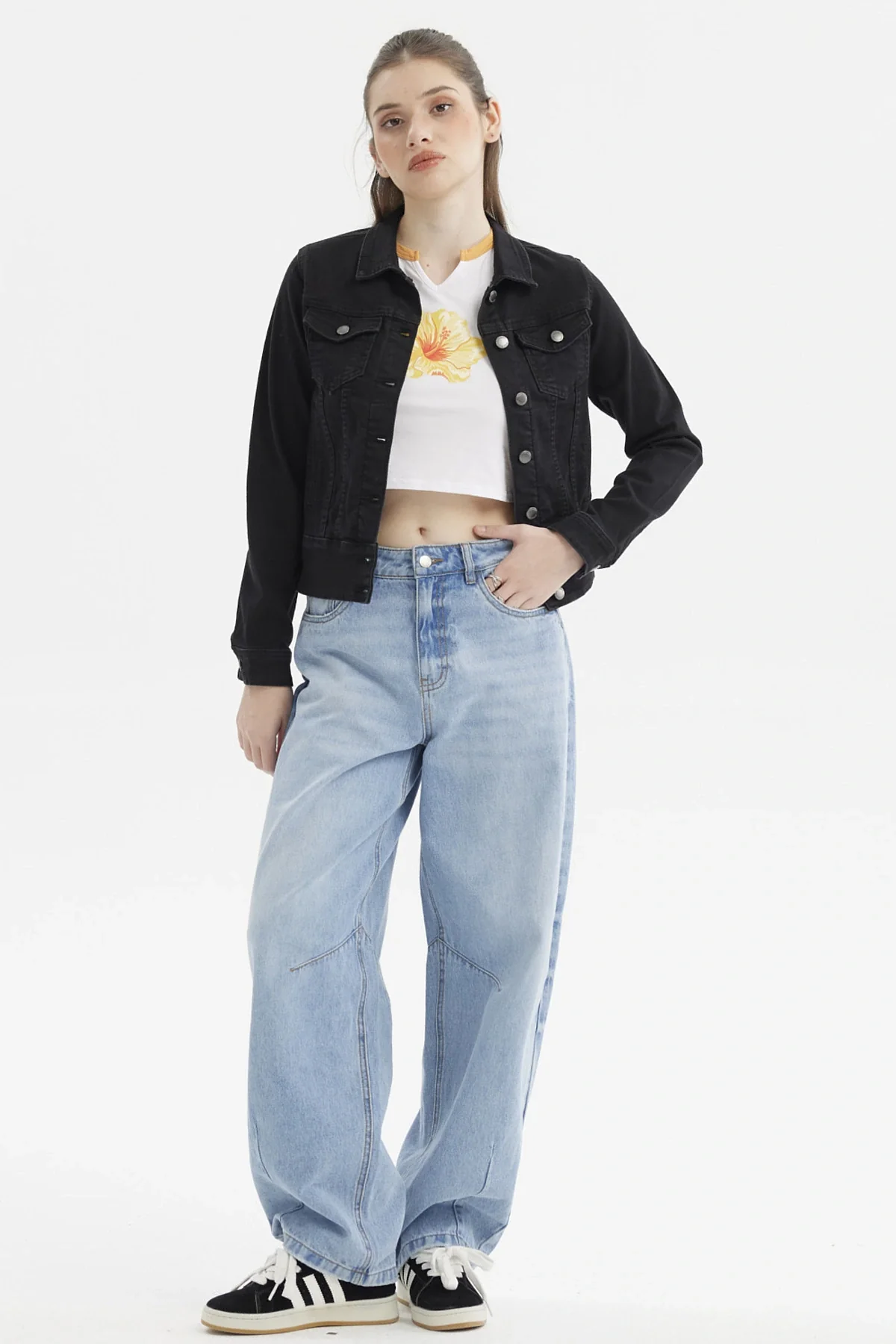 Chaqueta Mujer Clásica Negro - Image 4