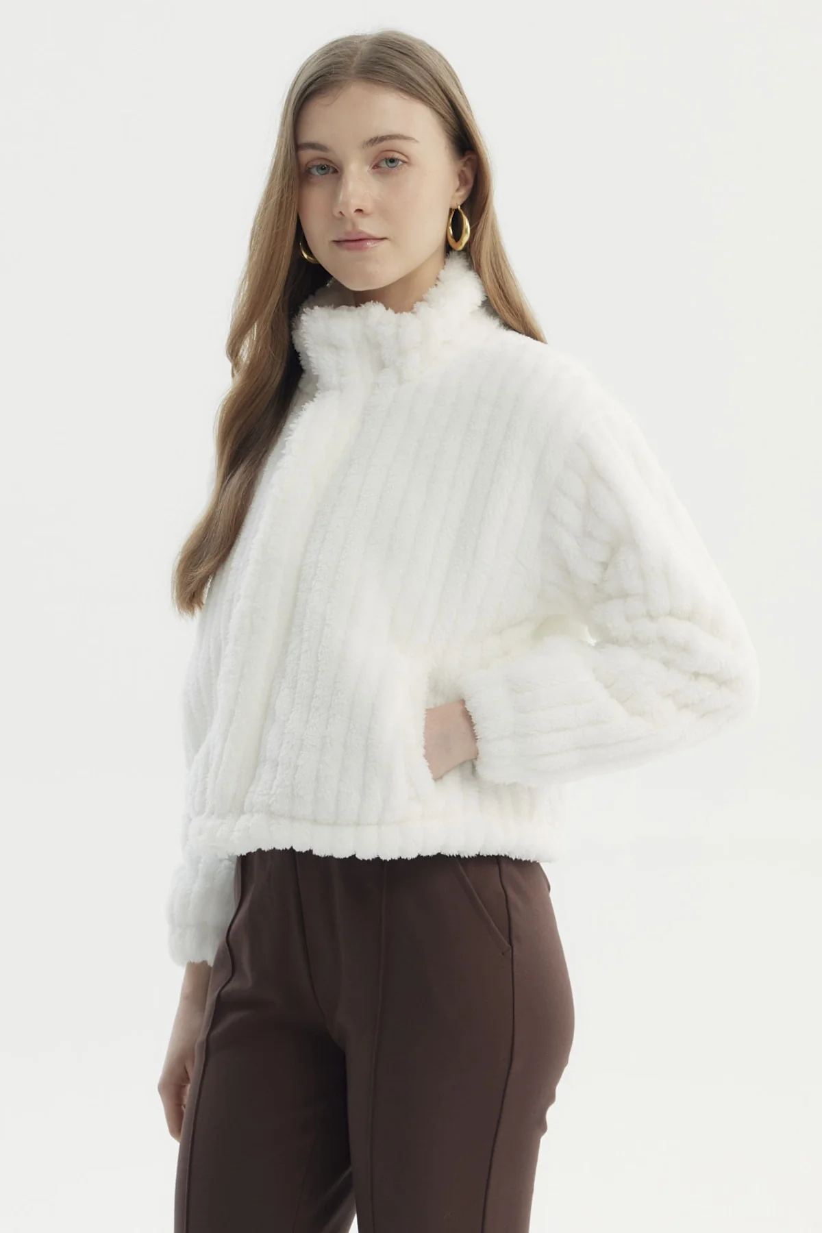 Chaqueta Mujer Juvenil Crudo - Image 2