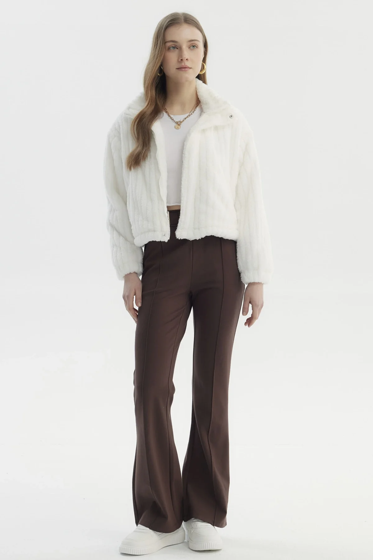 Chaqueta Mujer Juvenil Crudo - Image 4