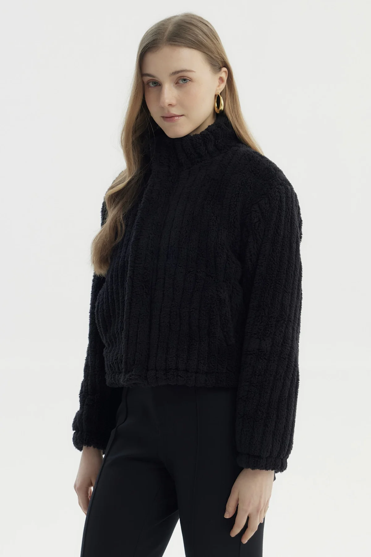 Chaqueta Mujer Juvenil Negro - Image 2