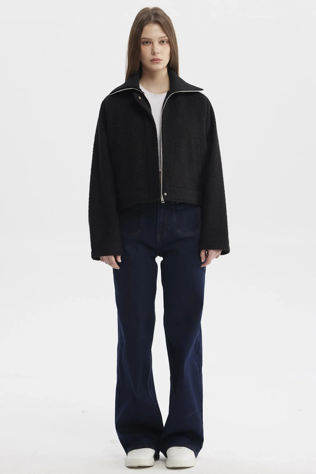 Chaqueta Mujer Juvenil Negro - Image 4