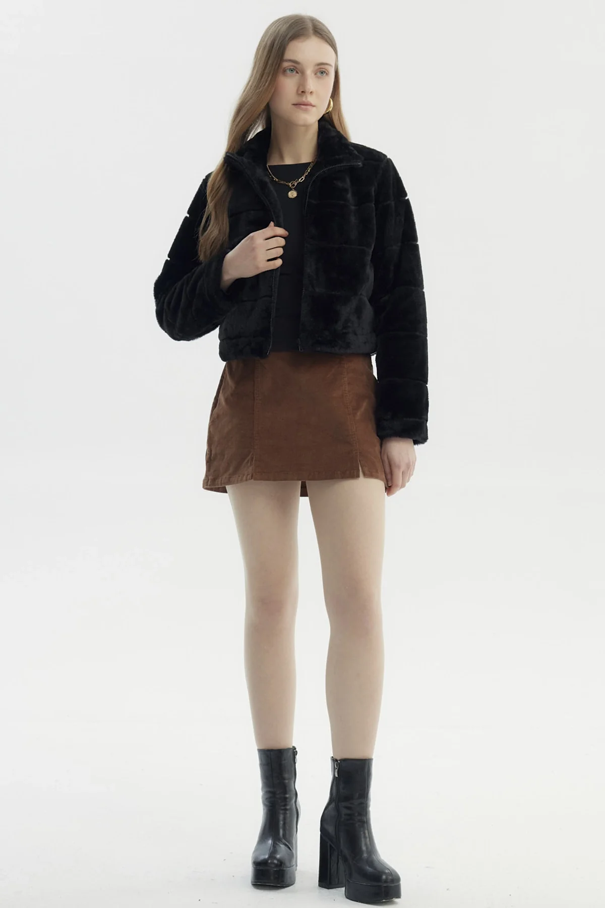 Chaqueta Mujer Juvenil Negro - Image 4