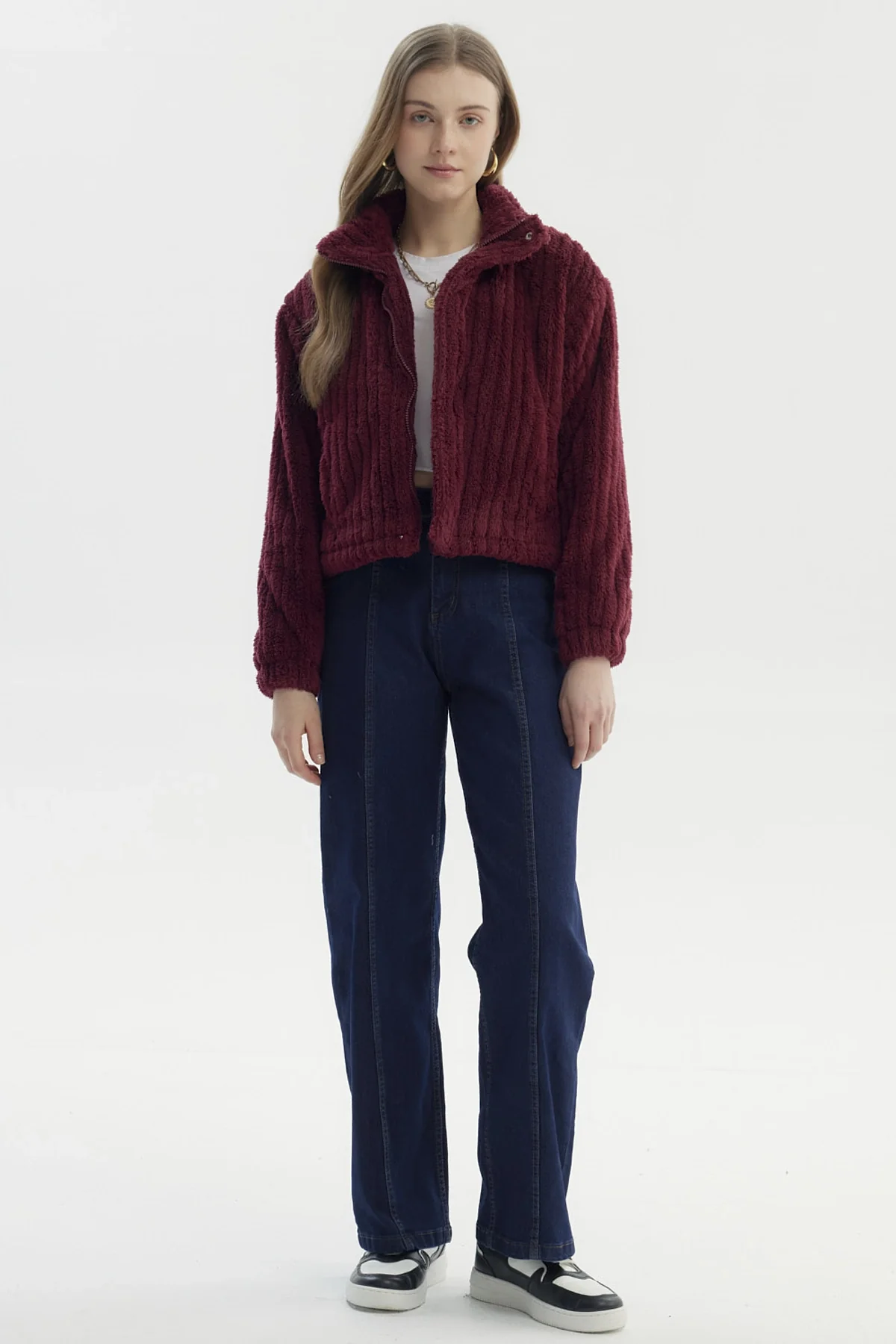 Chaqueta Mujer Juvenil Rojo - Image 4