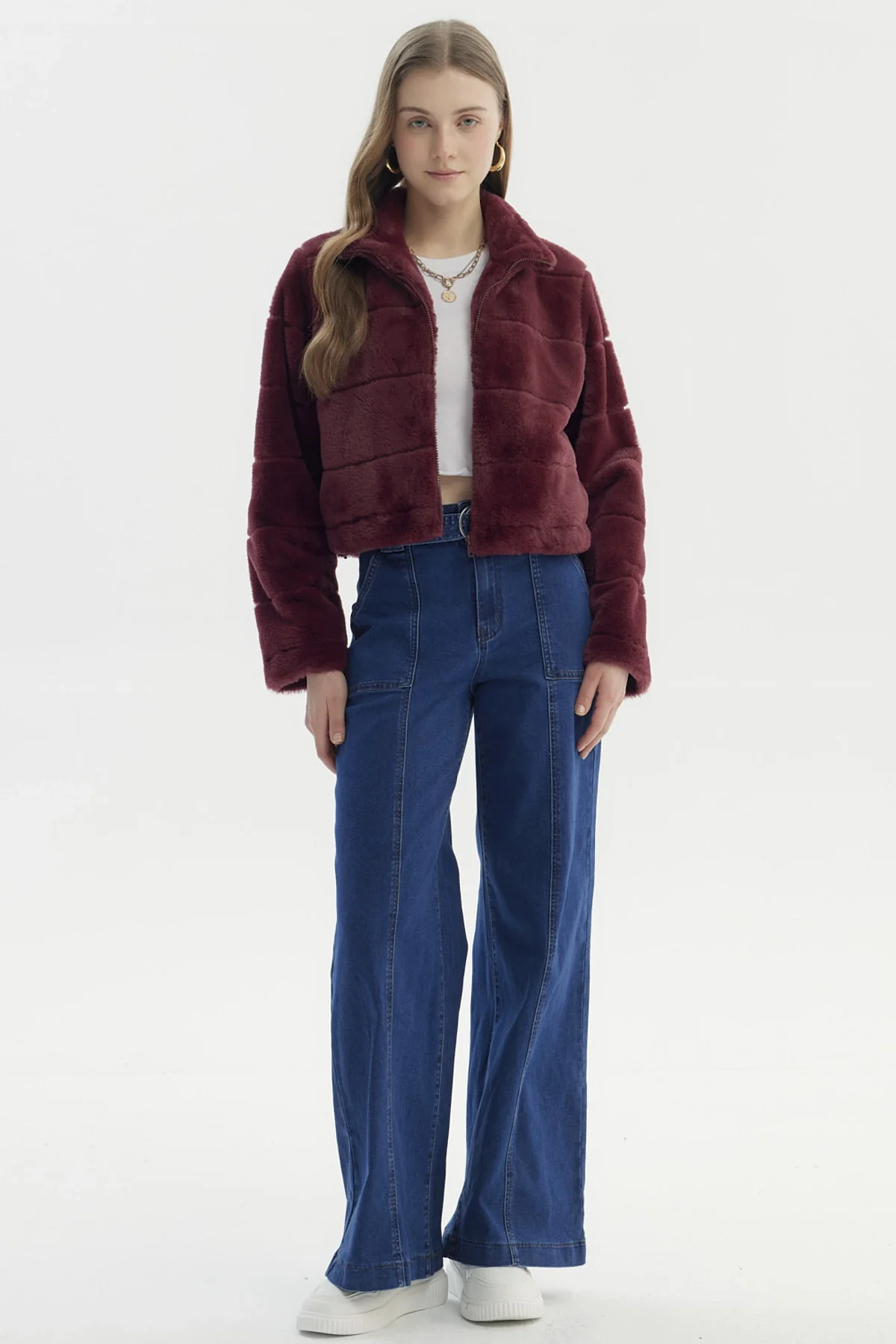 Chaqueta Mujer Juvenil Rojo - Image 4