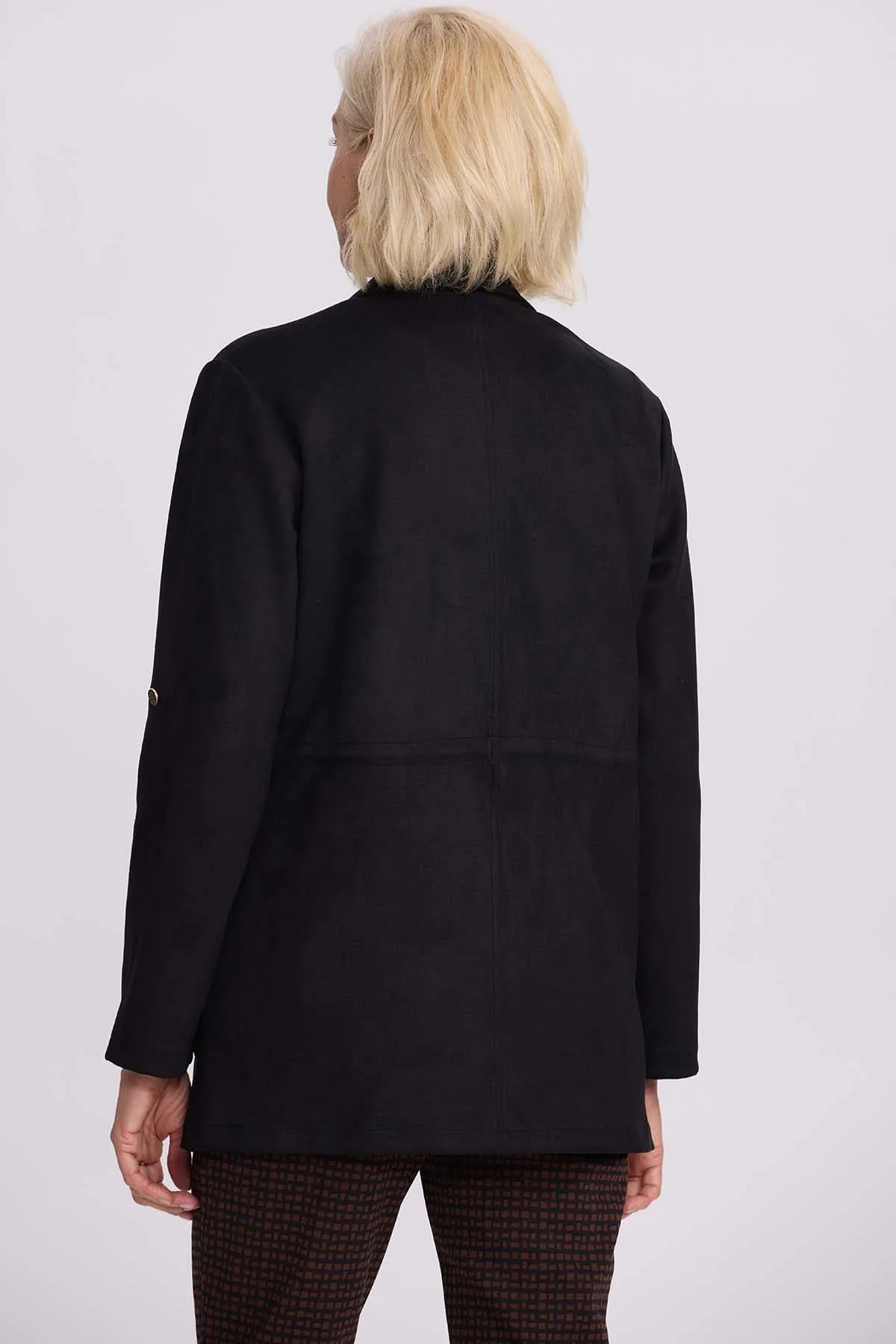 Chaqueta Mujer Recogido Negro - Image 3
