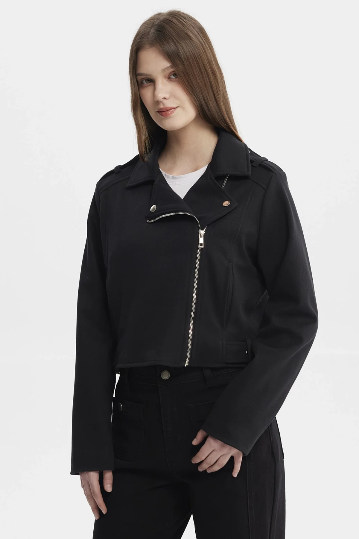 Chaqueta Mujer Slim Negro - Image 2