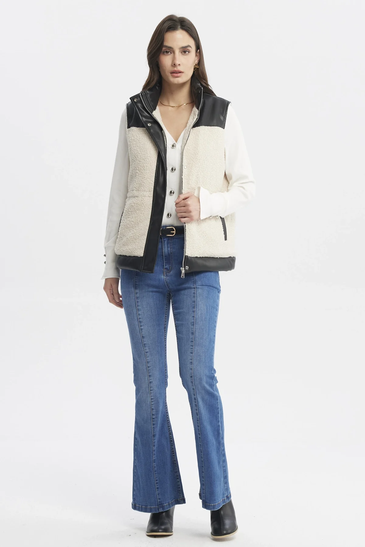 Chaqueta Mujer Slim Negro - Image 4