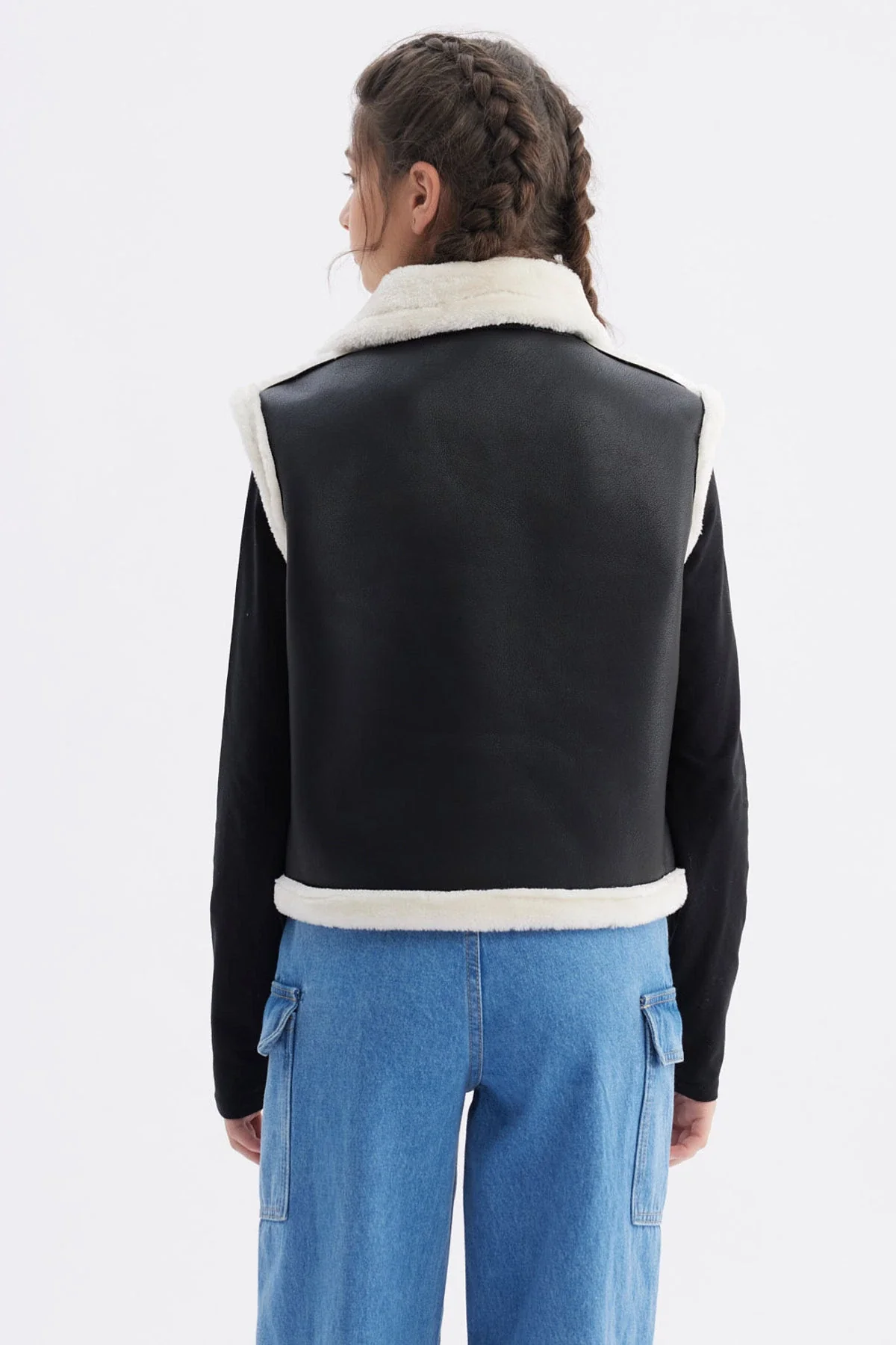 Chaqueta Niña Biker Negro - Image 3