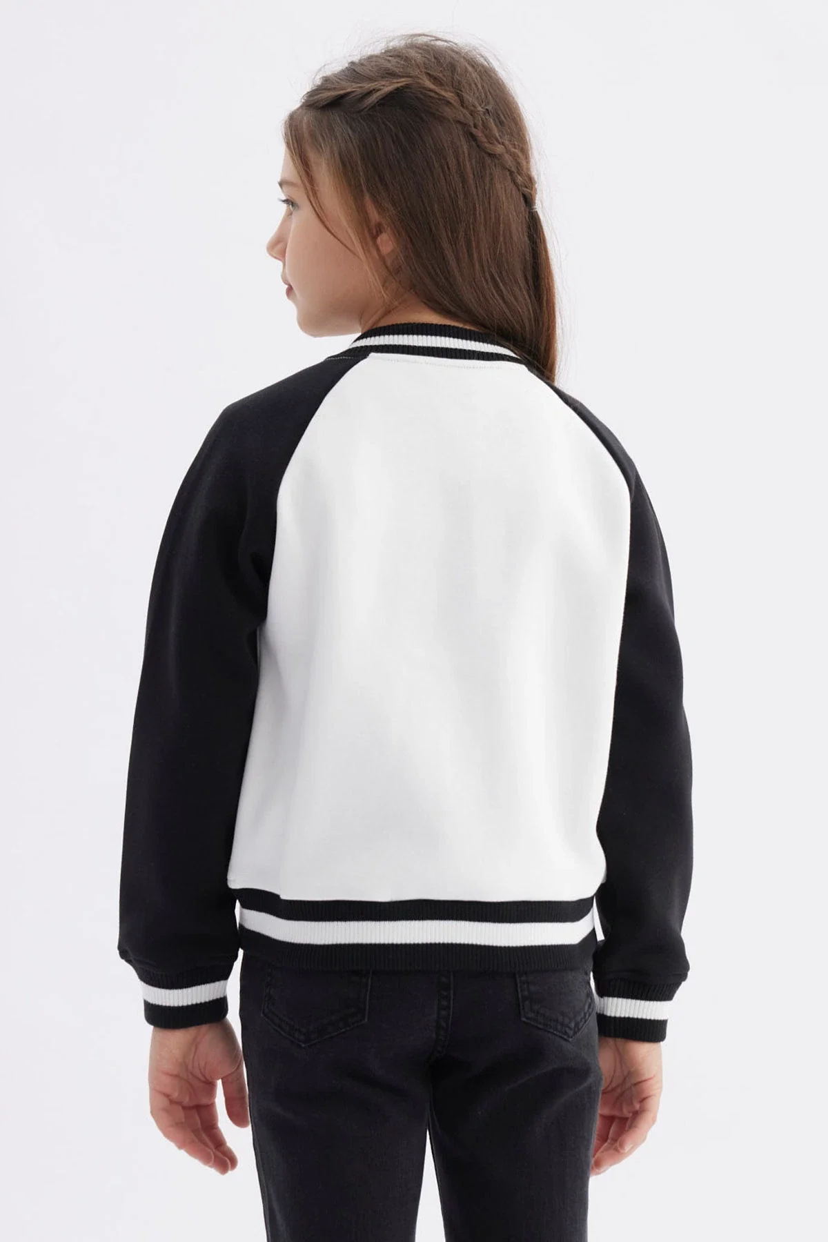 Chaqueta Niña Bomber Negro - Image 3