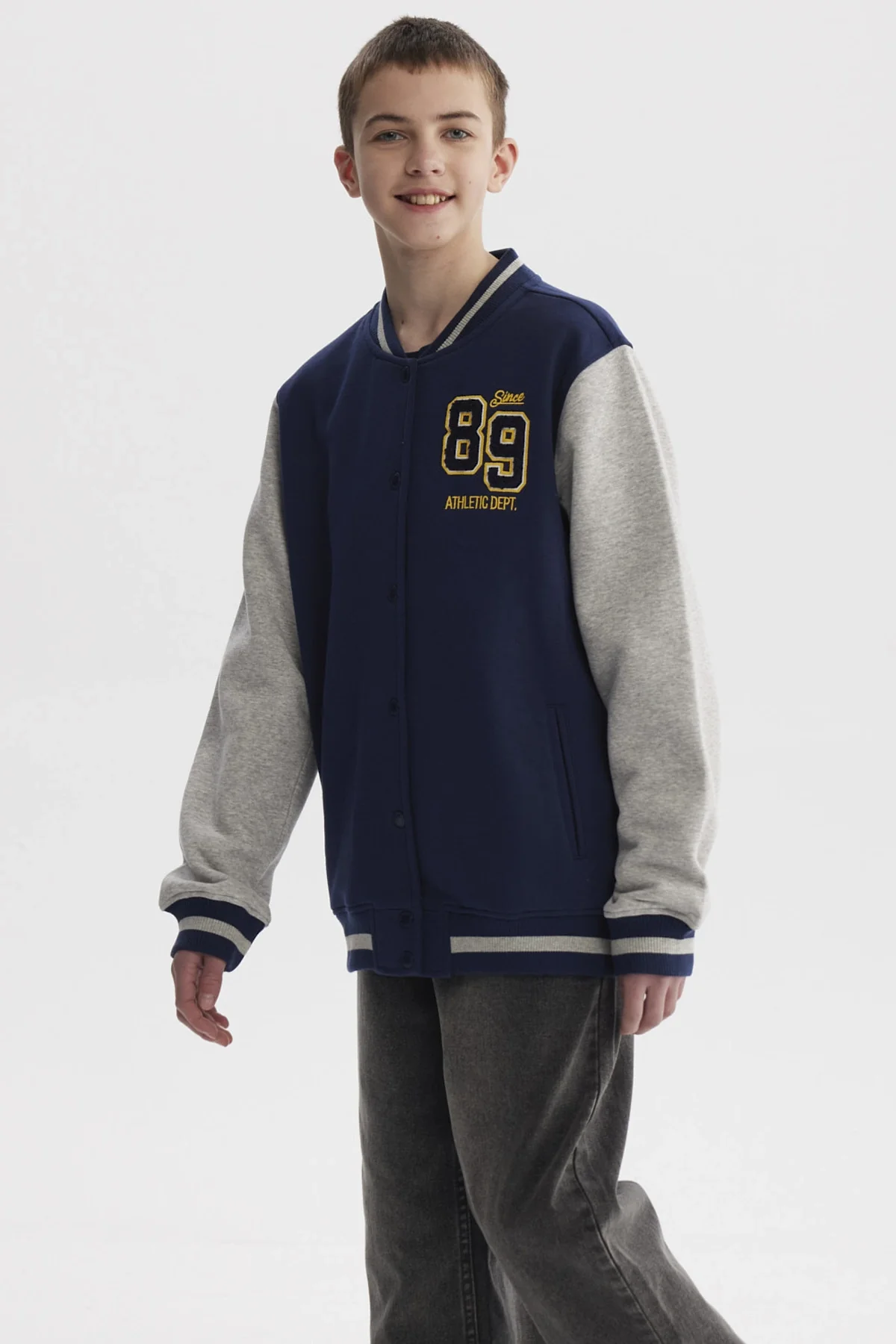 Chaqueta Niño College Azul Oscuro - Image 2