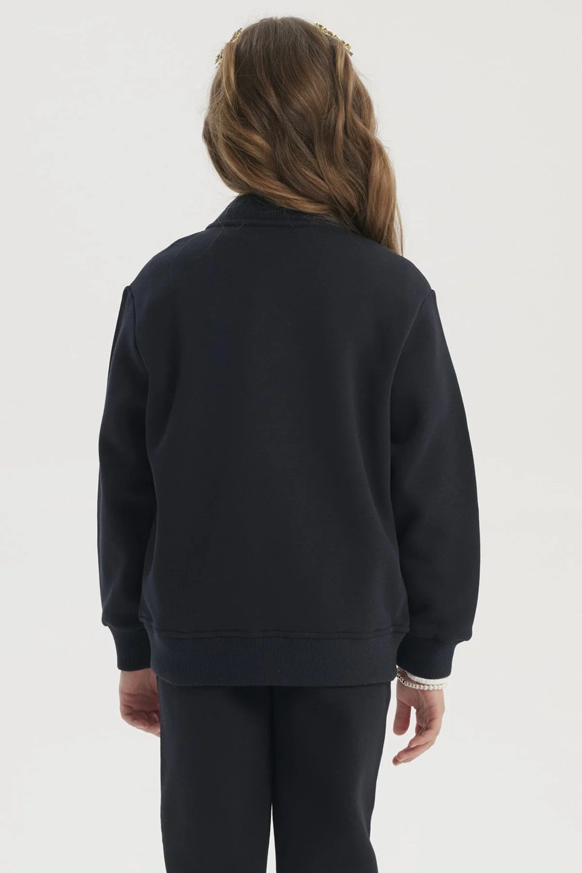 Chaqueta Unisex College Azul Marino - Image 3