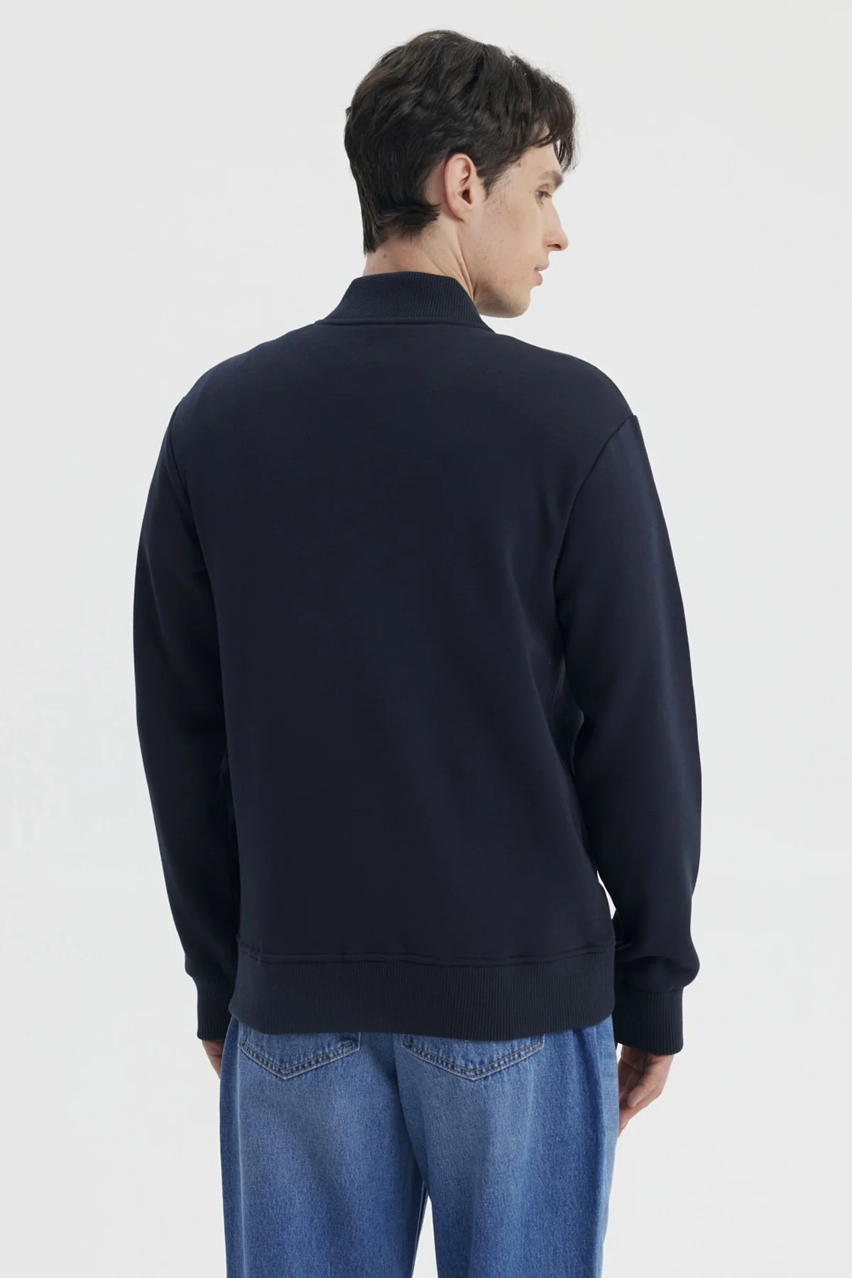 Chaqueta Unisex College Azul Marino - Image 3
