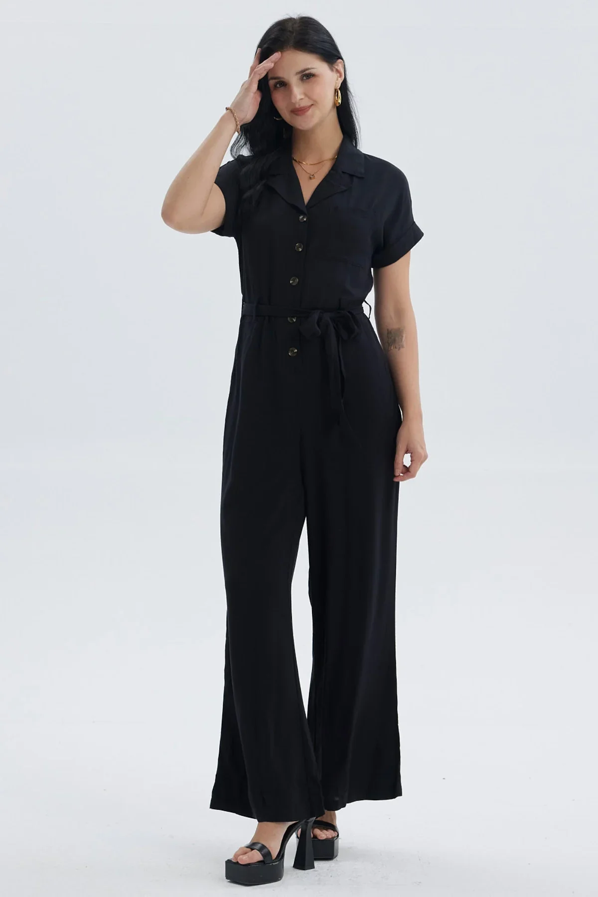 Enteritos Mujer Largo Negro - Image 2