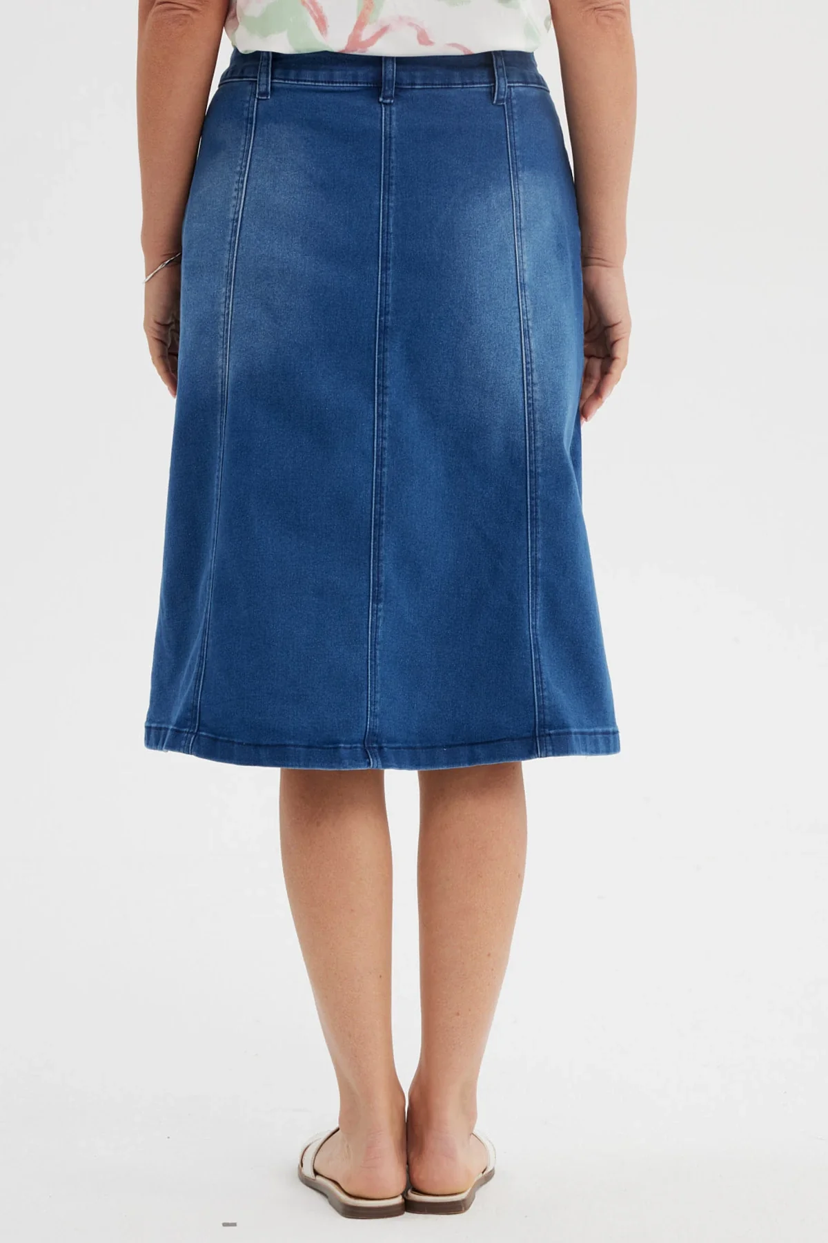 Falda Mujer Denim Azul - Image 3