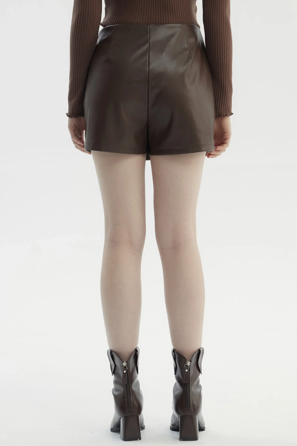 Falda Mujer Deobel Hebilla Chocolate - Image 3