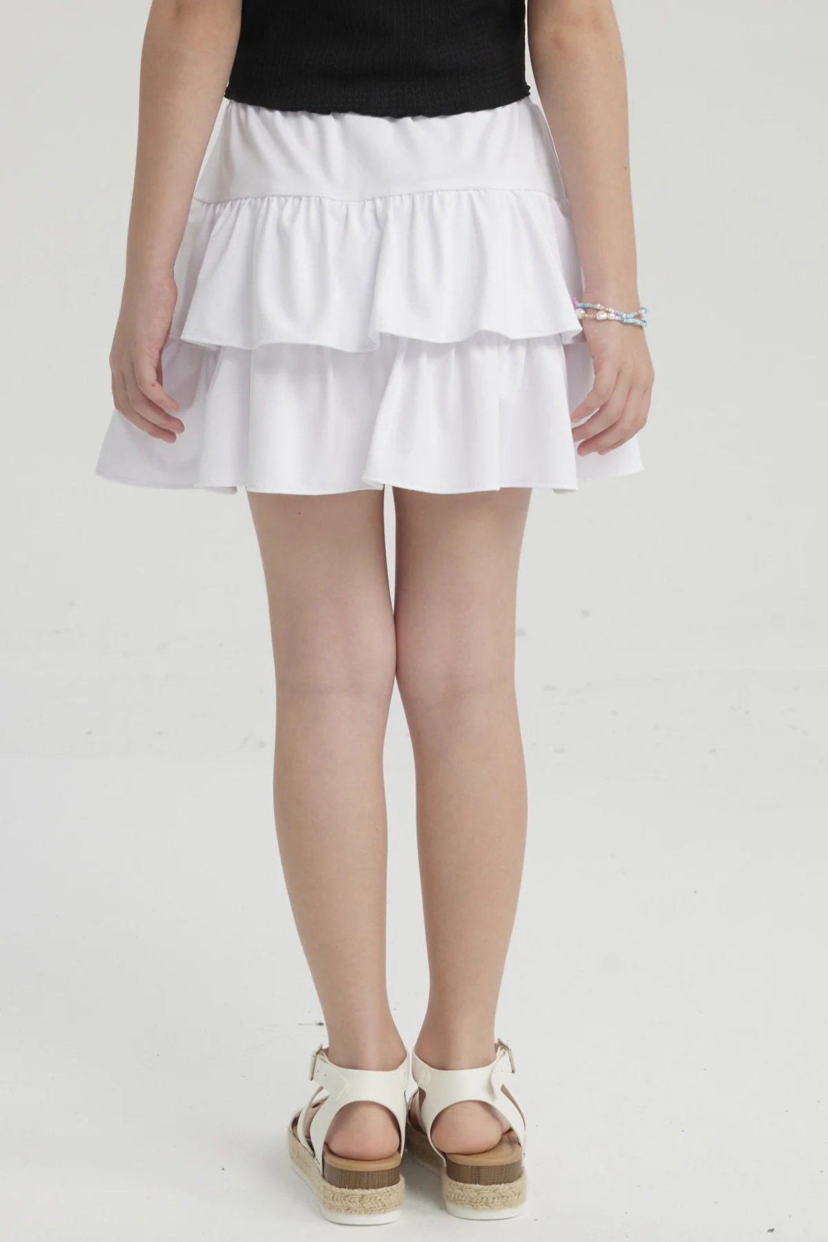 Falda Niña Vuelos Blanco - Image 2