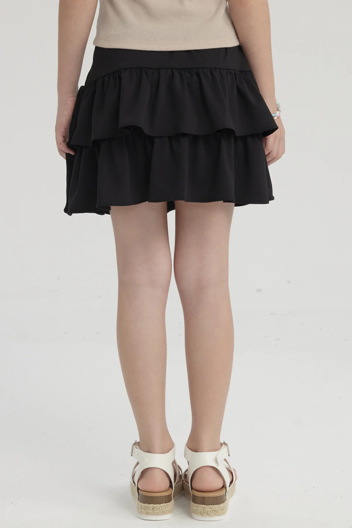 Falda Niña Vuelos Negro - Image 3