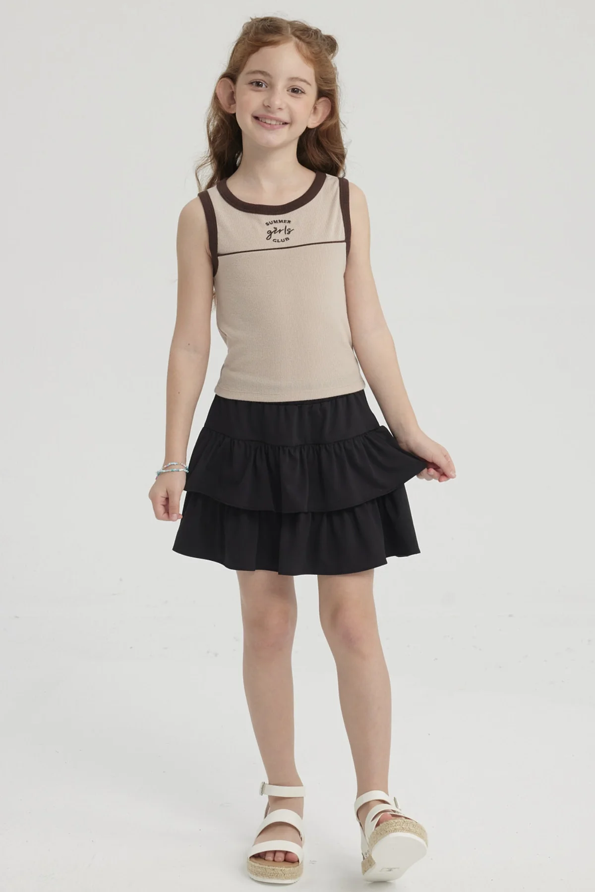 Falda Niña Vuelos Negro - Image 4