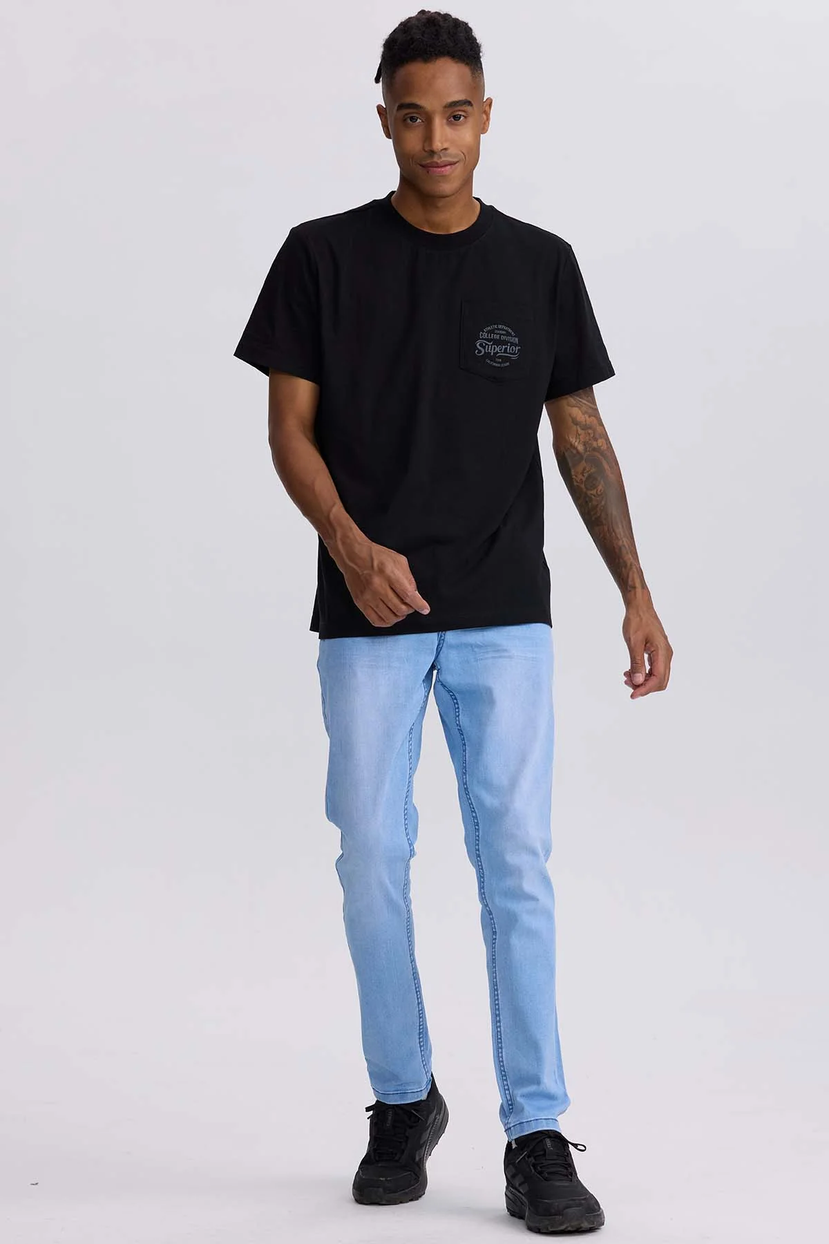 Jeans Hombre 102 Skinny Azul Claro - Image 4