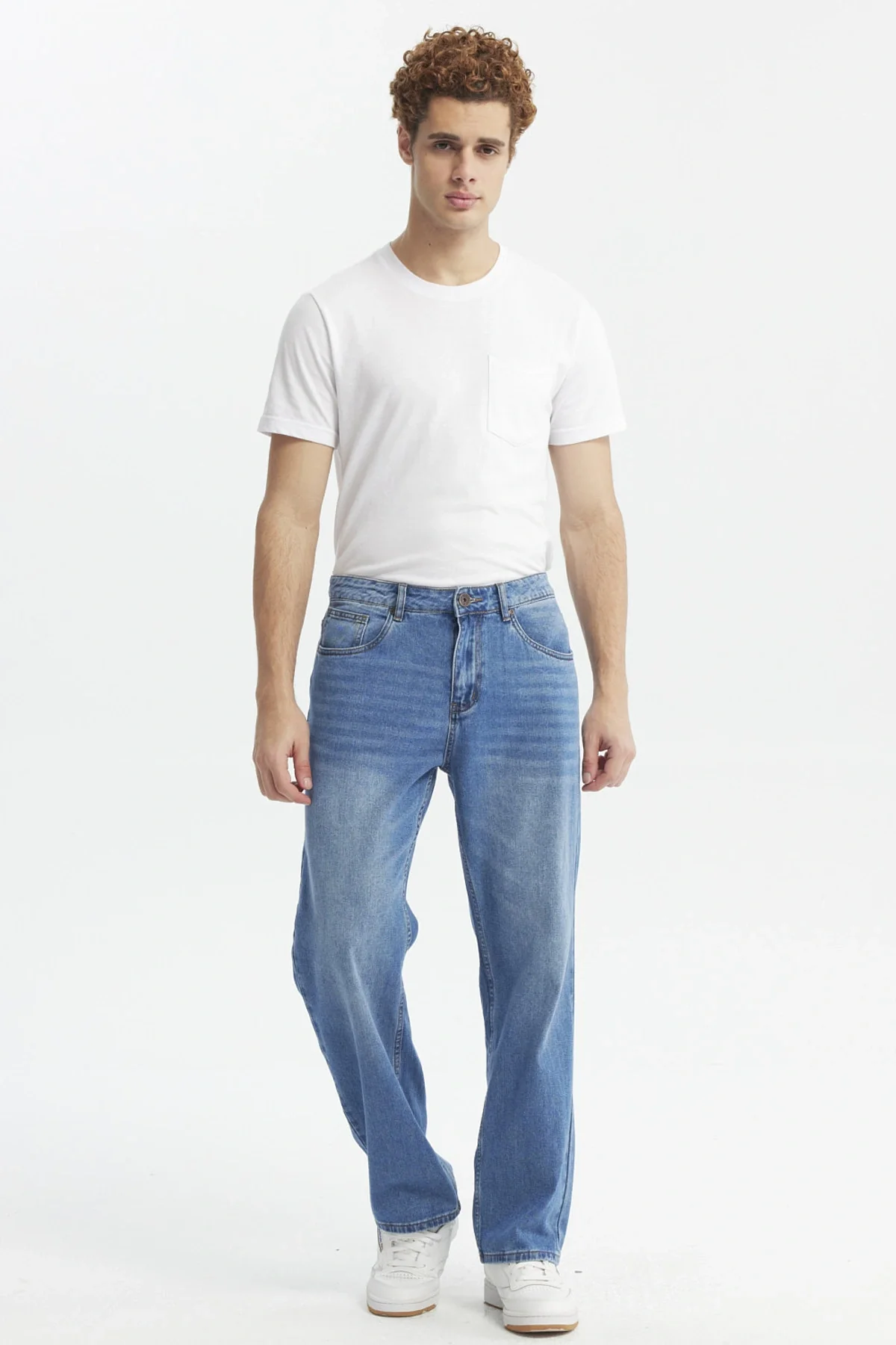 Jeans Hombre 643 Calce Recto Azul - Image 4