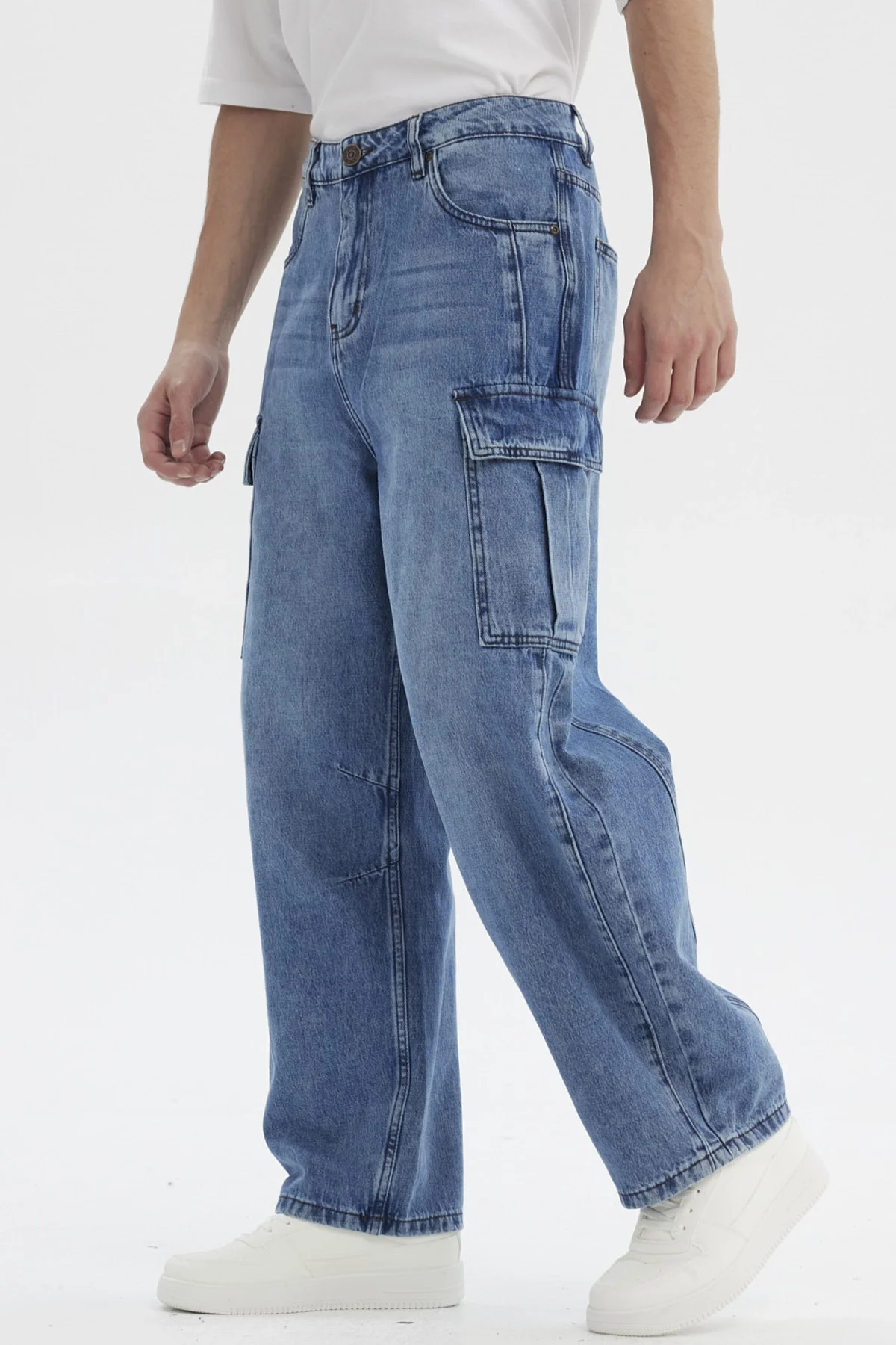 Jeans Hombre Baggy Azul - Image 2