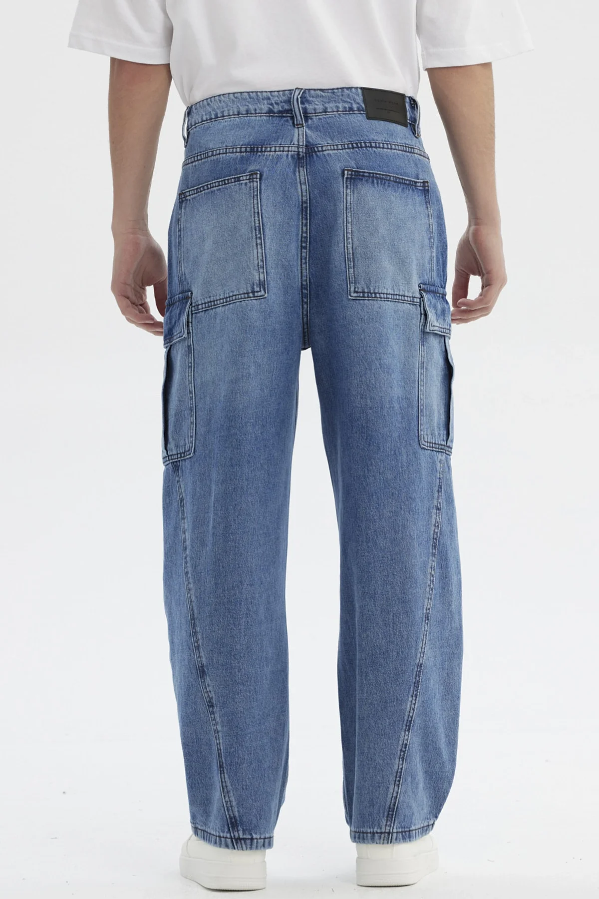 Jeans Hombre Baggy Azul - Image 3