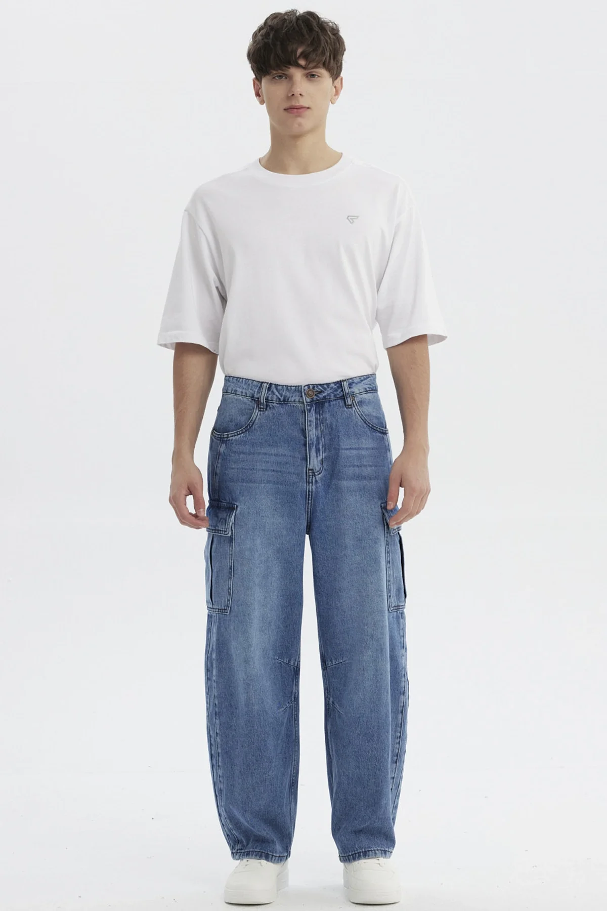 Jeans Hombre Baggy Azul - Image 4