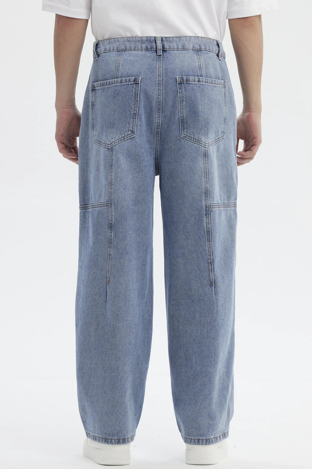 Jeans Hombre Baggy Azul Claro - Image 3