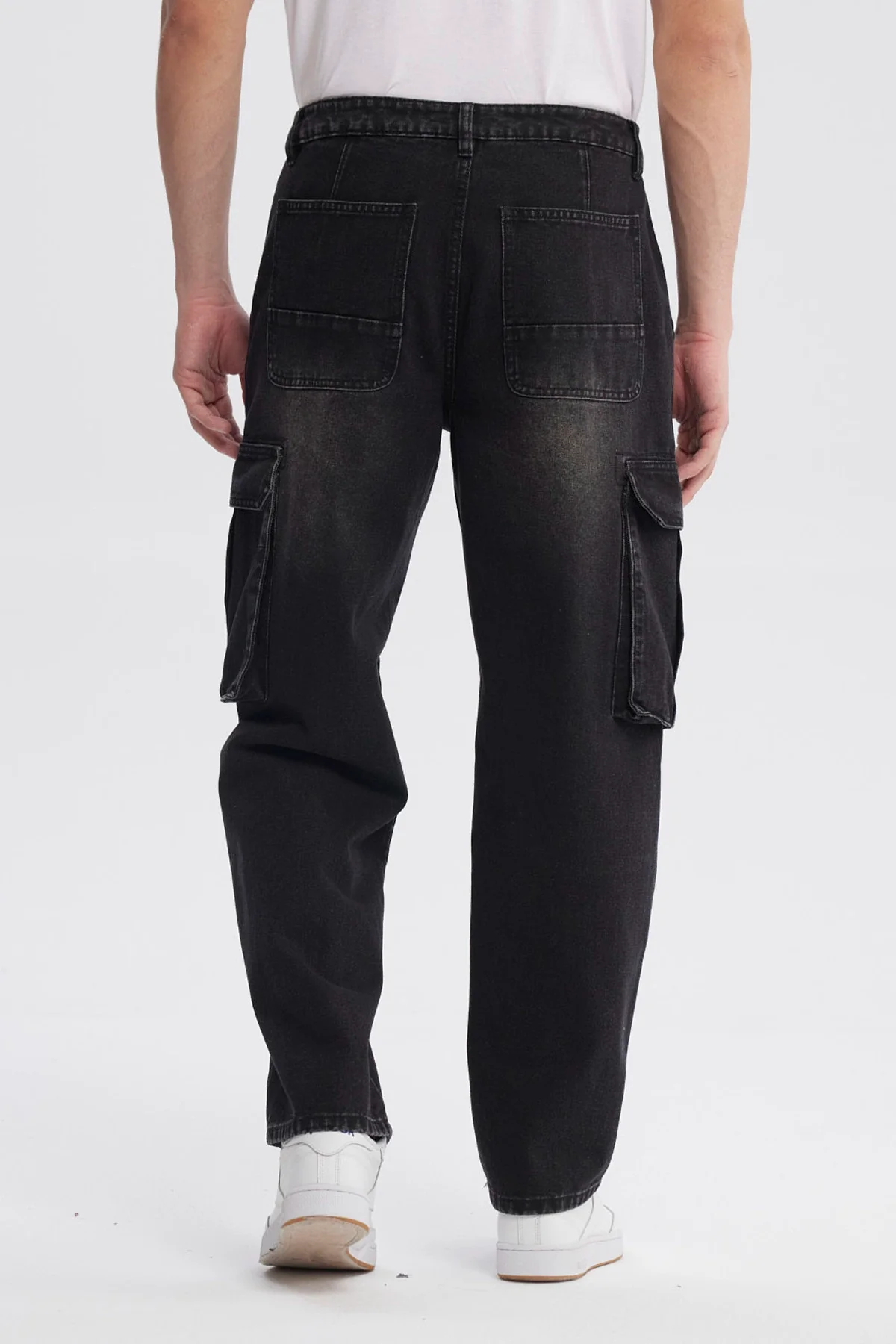 Jeans Hombre Baggy Negro - Image 3