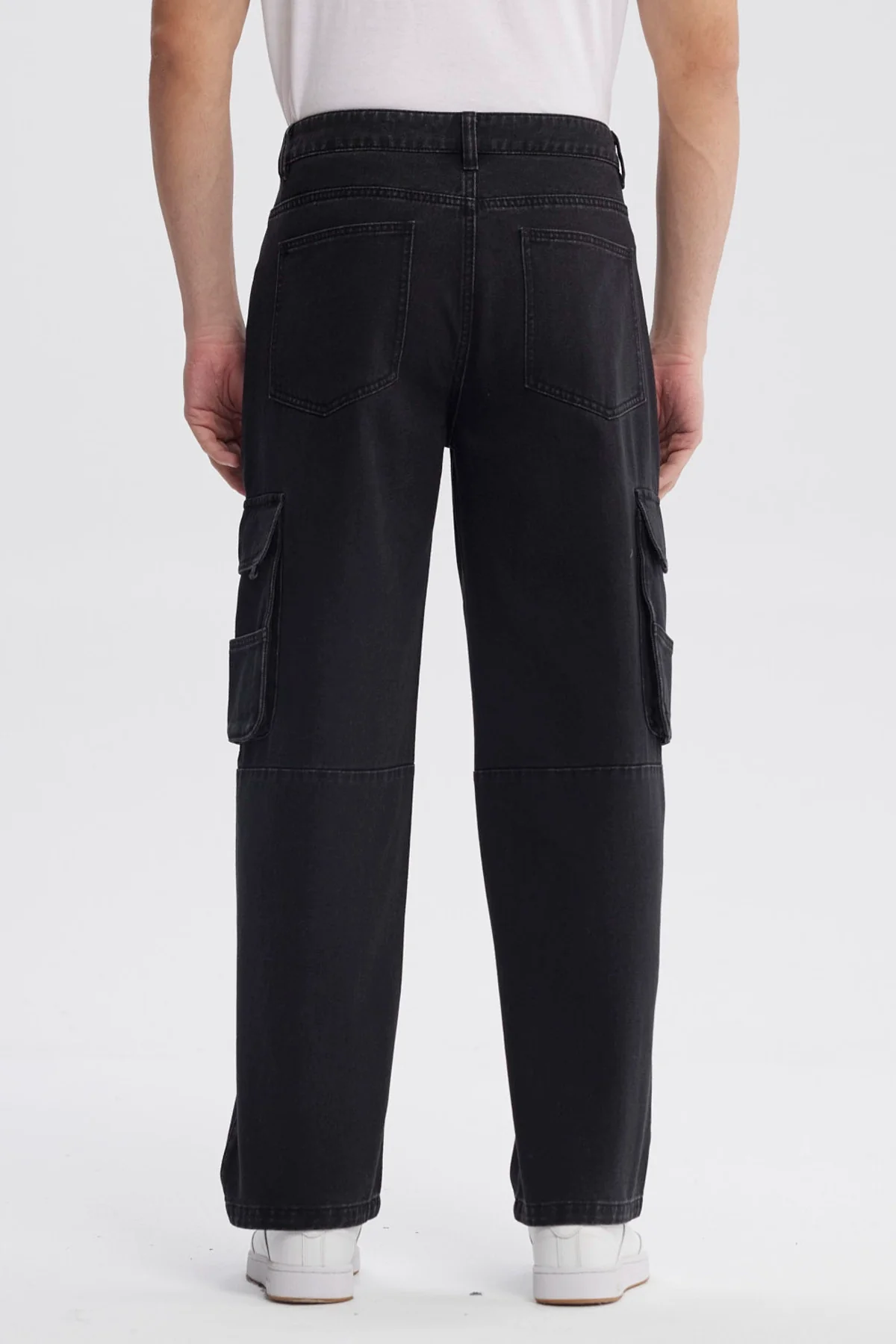 Jeans Hombre Baggy Negro - Image 3