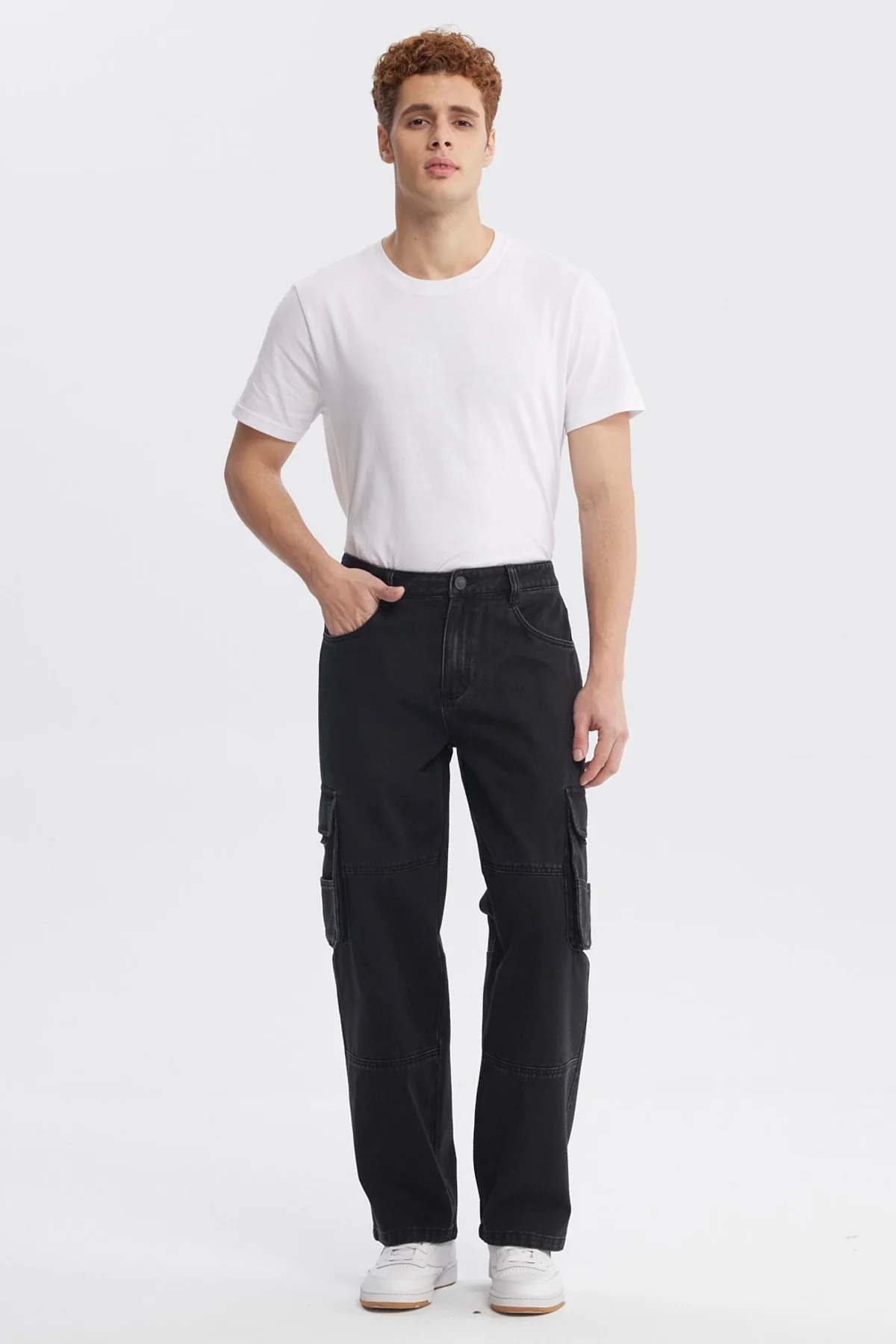 Jeans Hombre Baggy Negro - Image 4