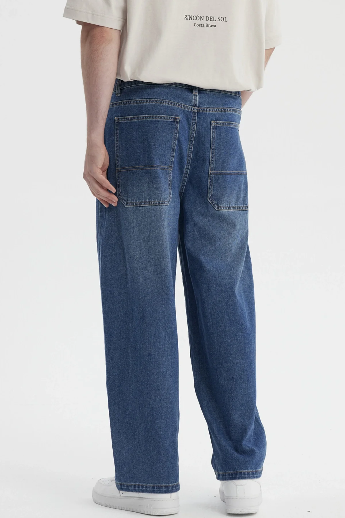 Jeans Hombre Baggy Retro Azul - Image 3