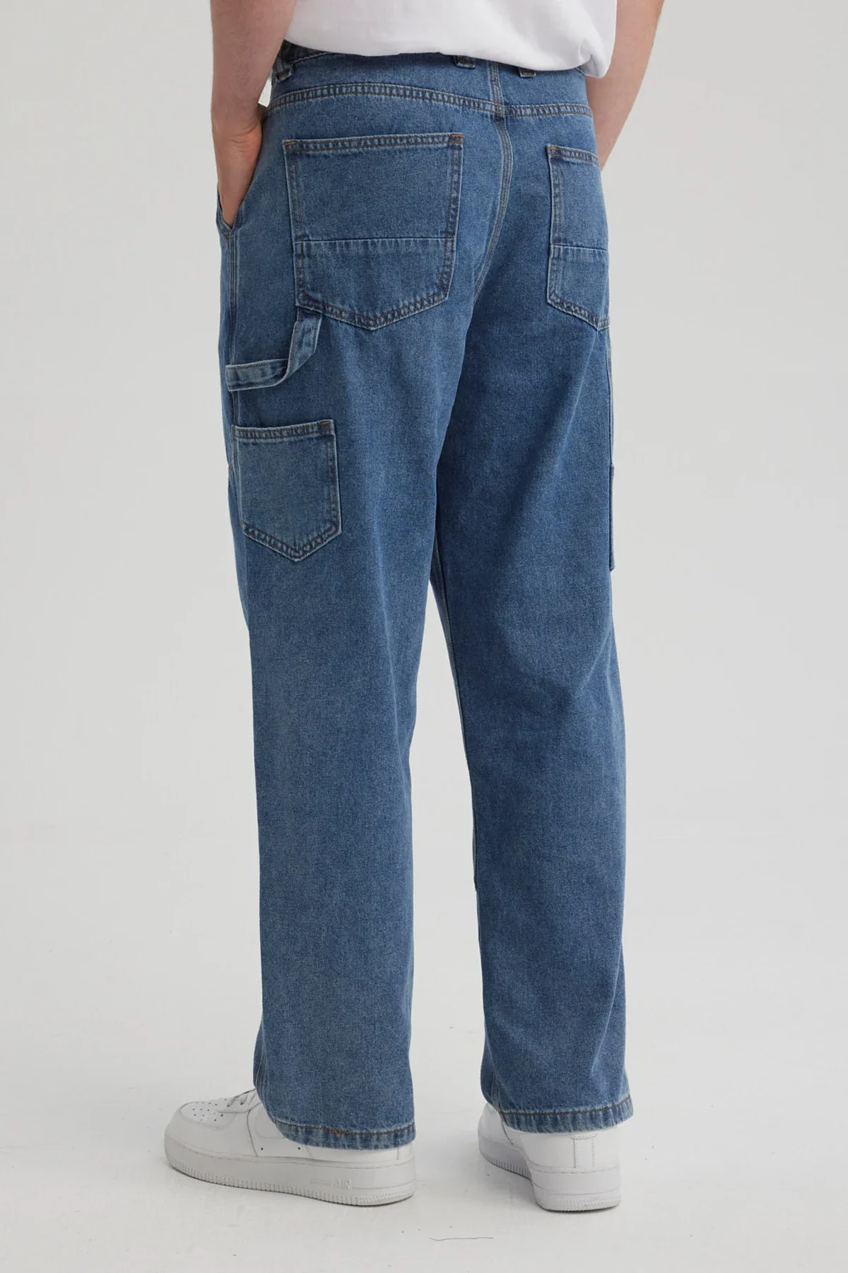 Jeans Hombre Recto Moda Azul - Image 3