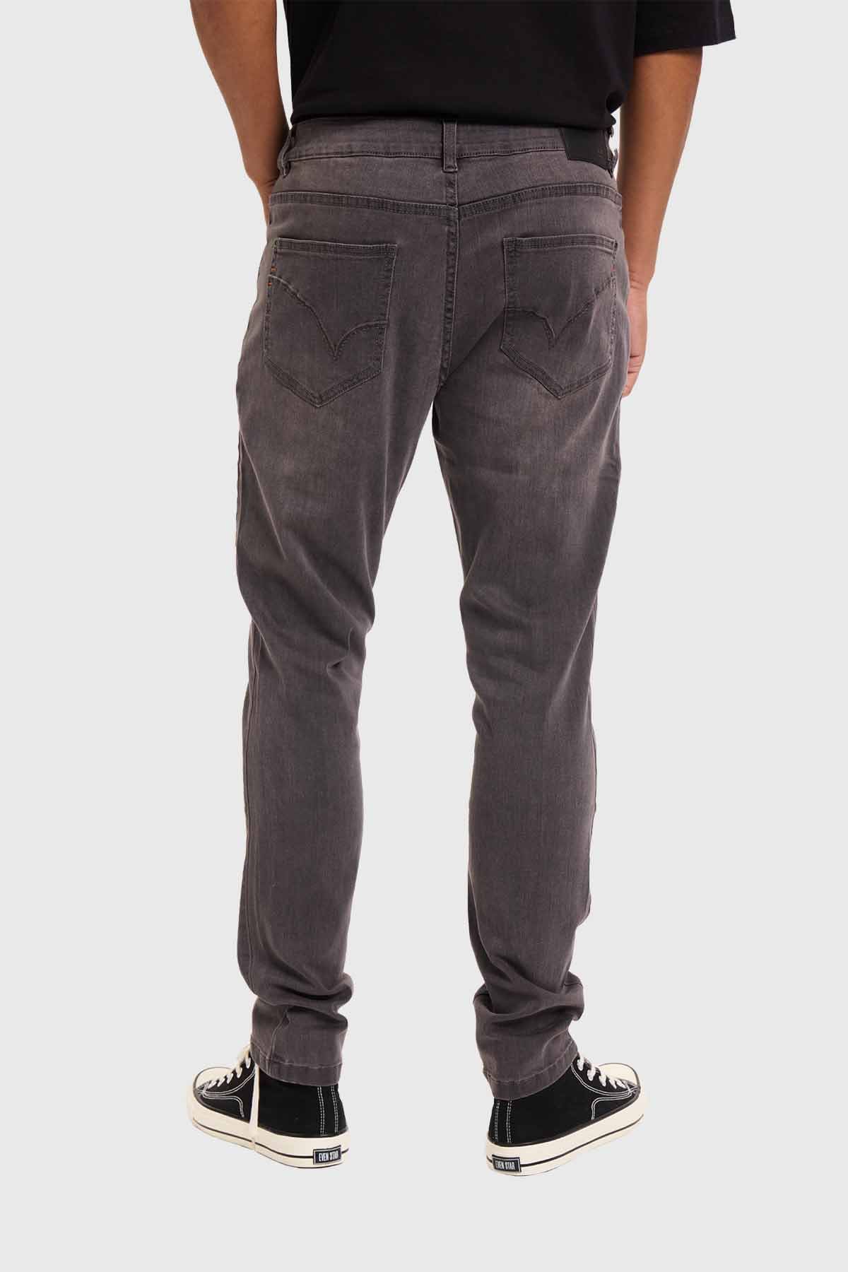 Jeans Hombre Skinny Gris - Image 3
