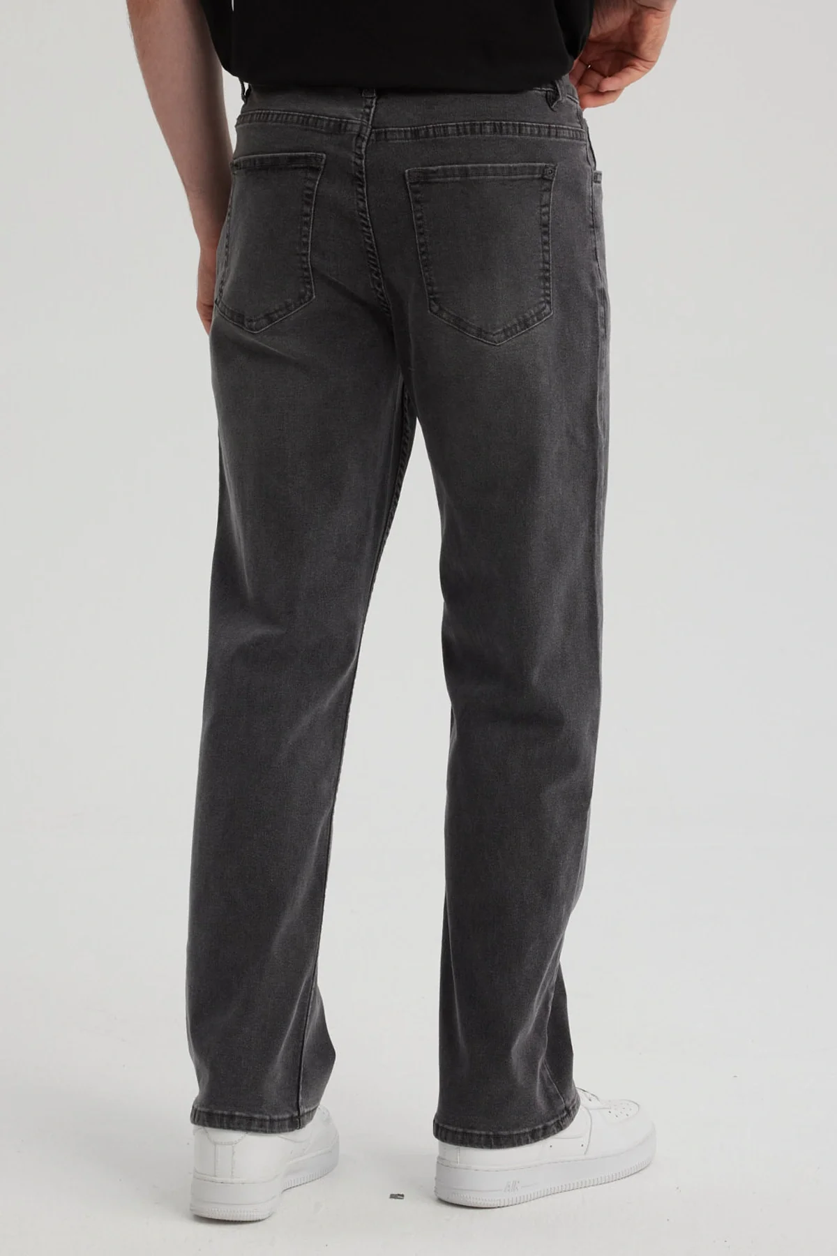 Jeans Hombre Slim Clásico Gris - Image 3