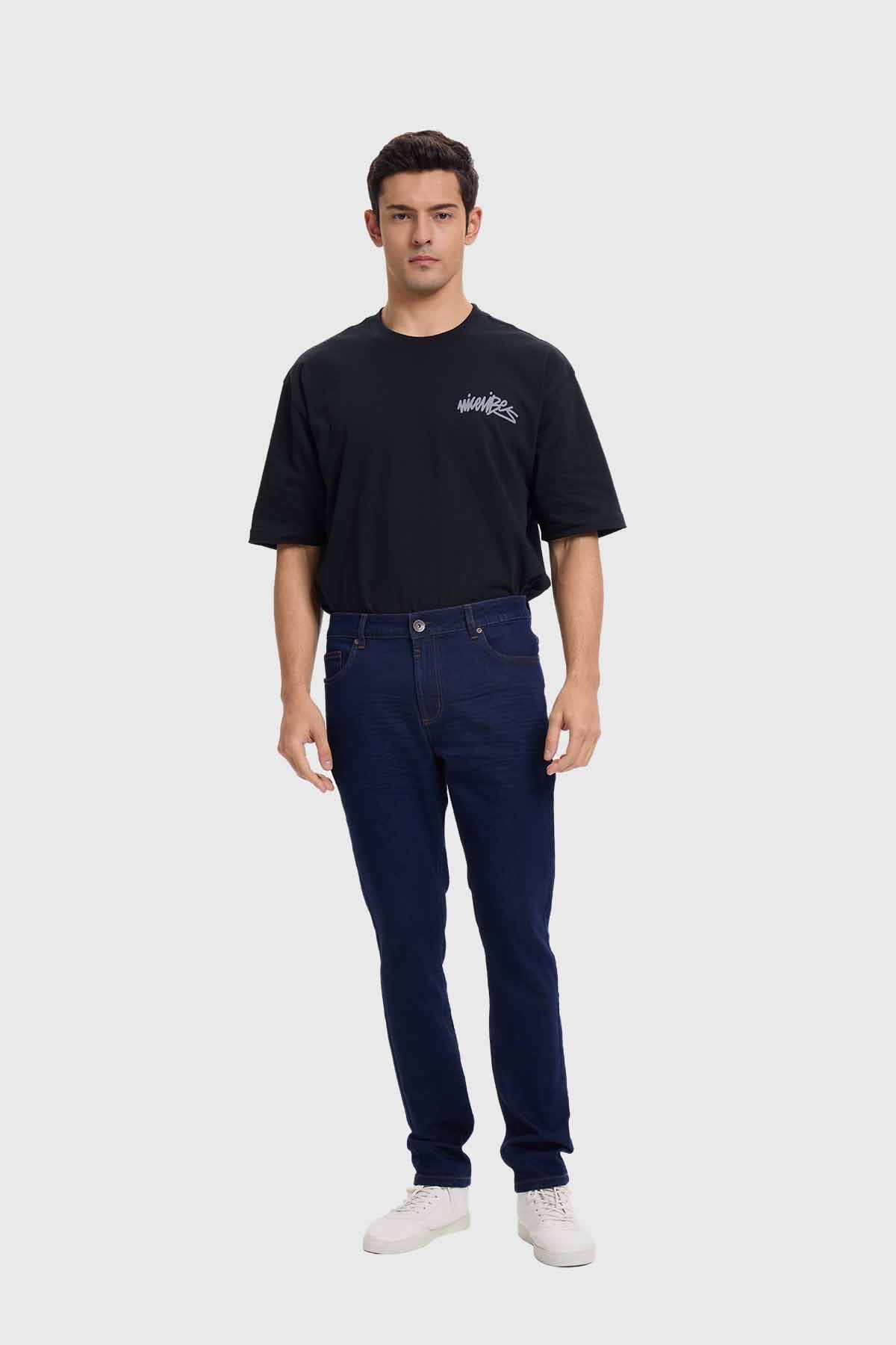 Jeans Hombre Slim Azul - Image 4