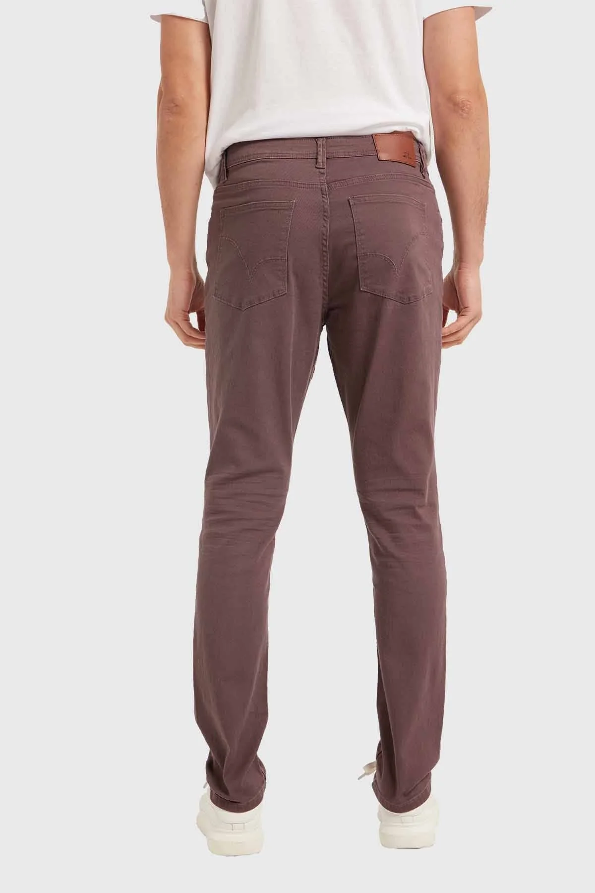 Jeans Hombre Slim Berenjena - Image 3