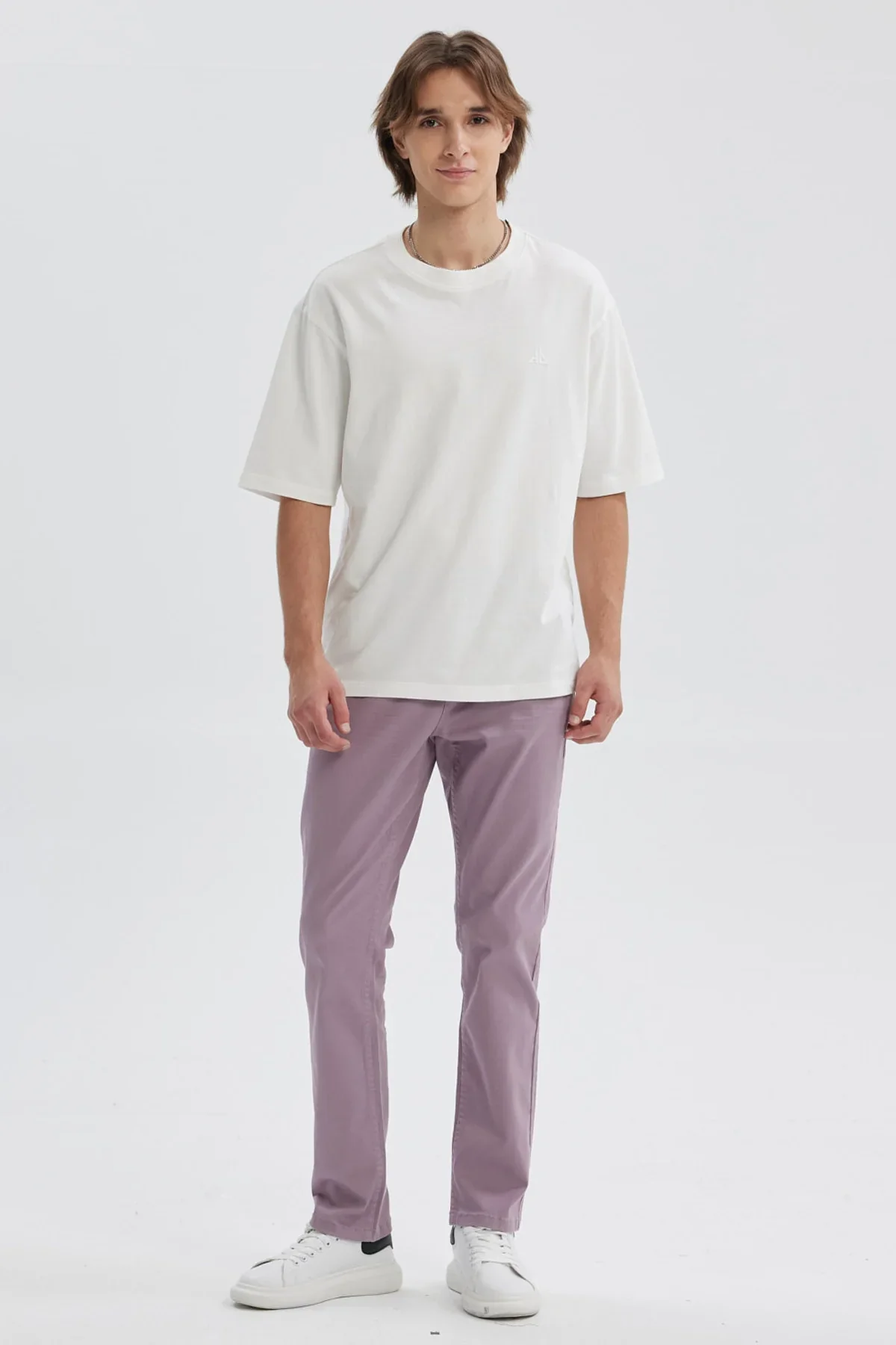 Jeans Hombre Slim Color Lila - Image 4