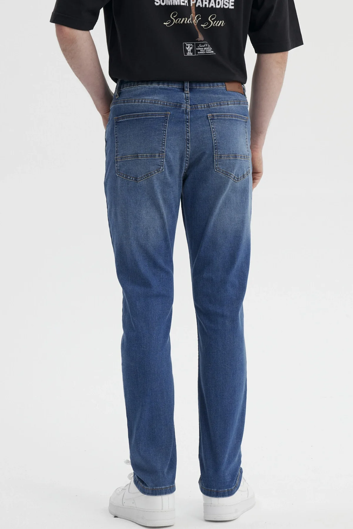 Jeans Hombre Slim Lavado Azul - Image 3