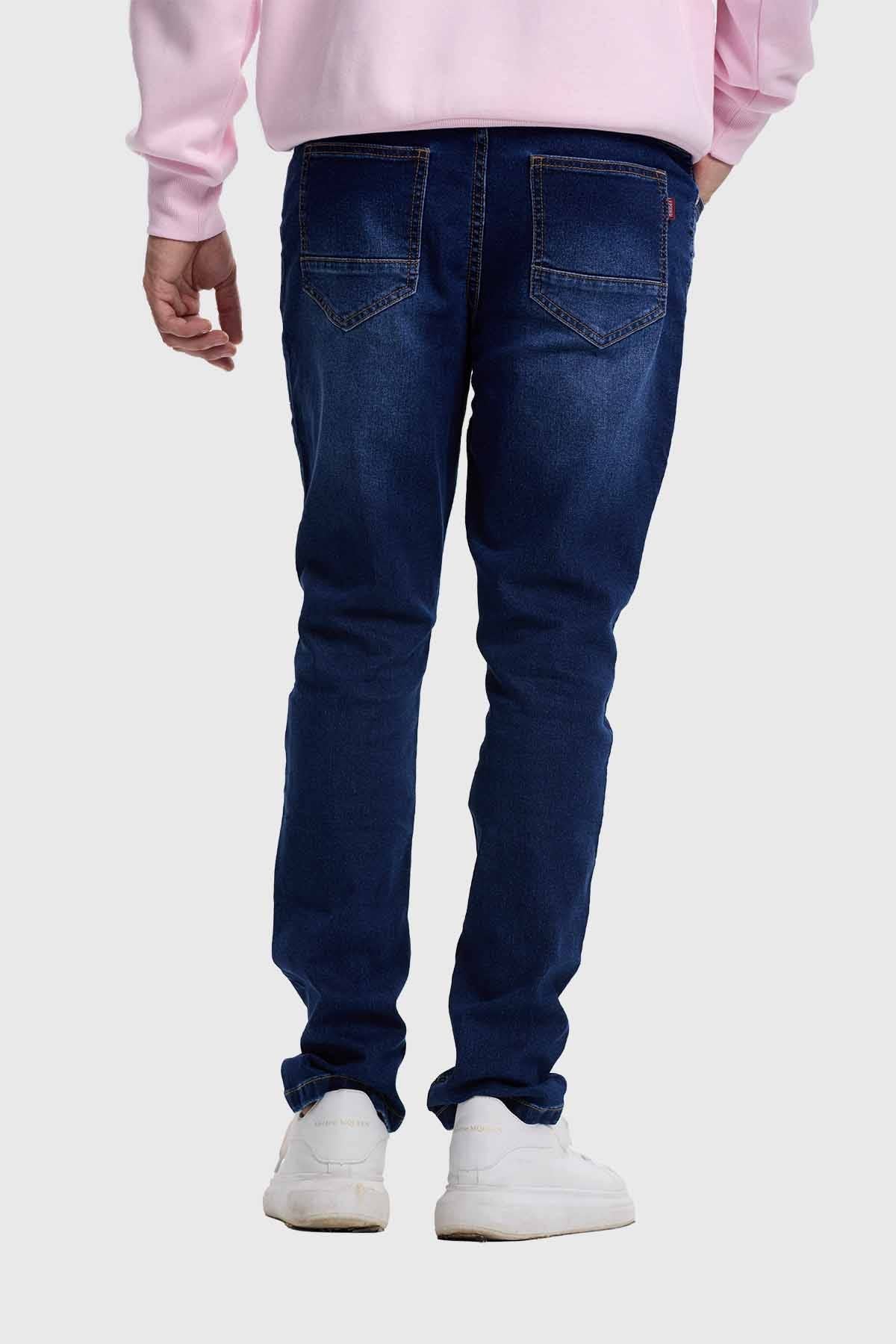 Jeans Hombre Slim Tendencia Azul - Image 3