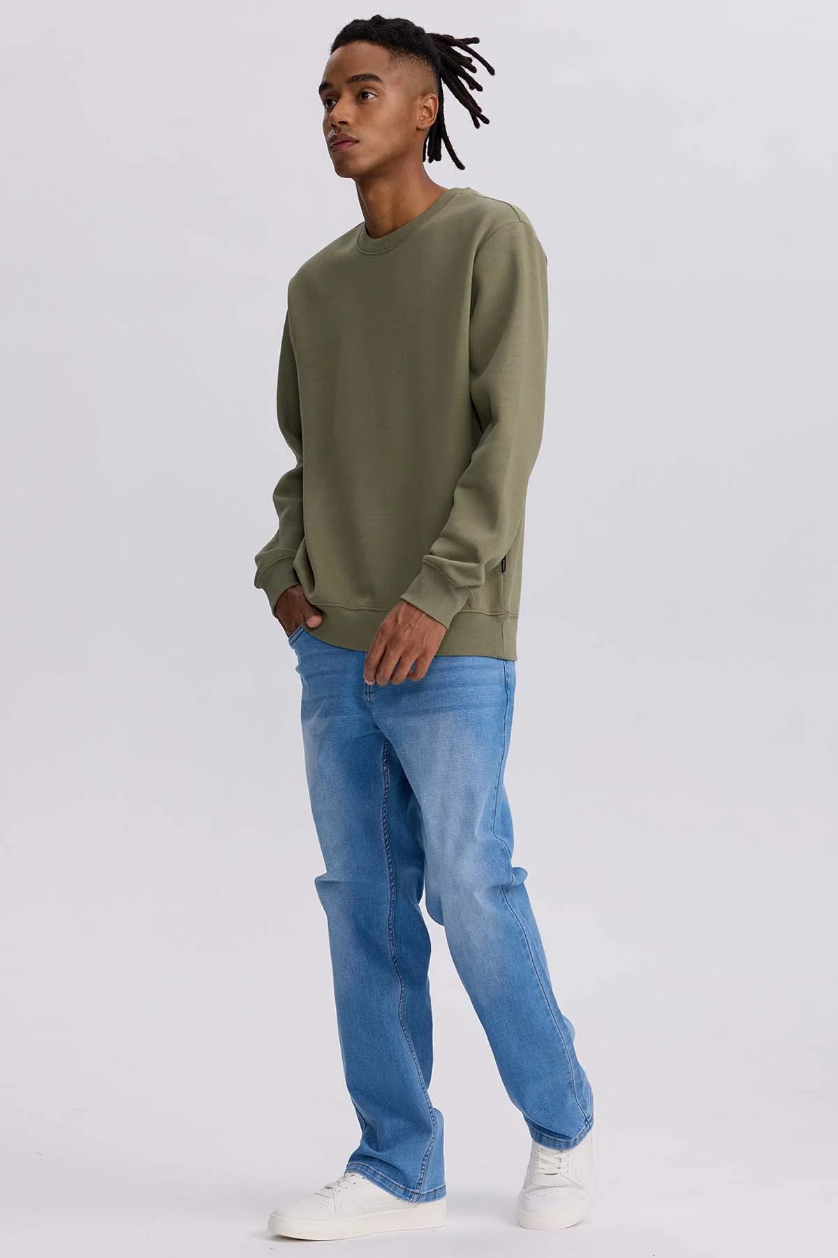 Jeans Hombre Straight 605 Azul Claro - Image 4