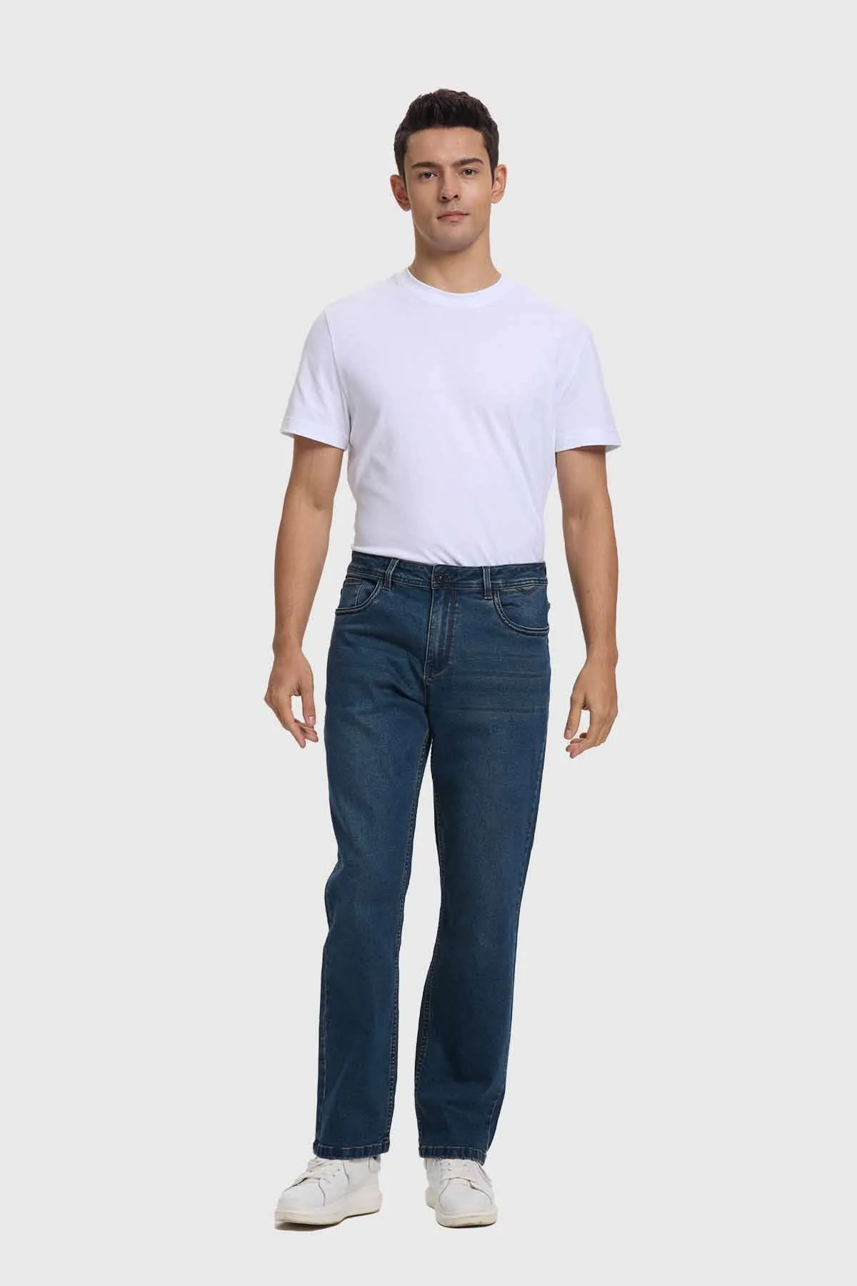 Jeans Hombre Straight Azul - Image 4
