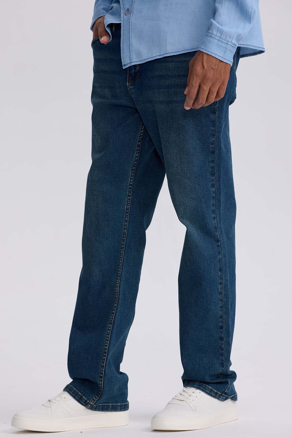 Jeans Hombre Straight 605 Azul Indigo - Image 2