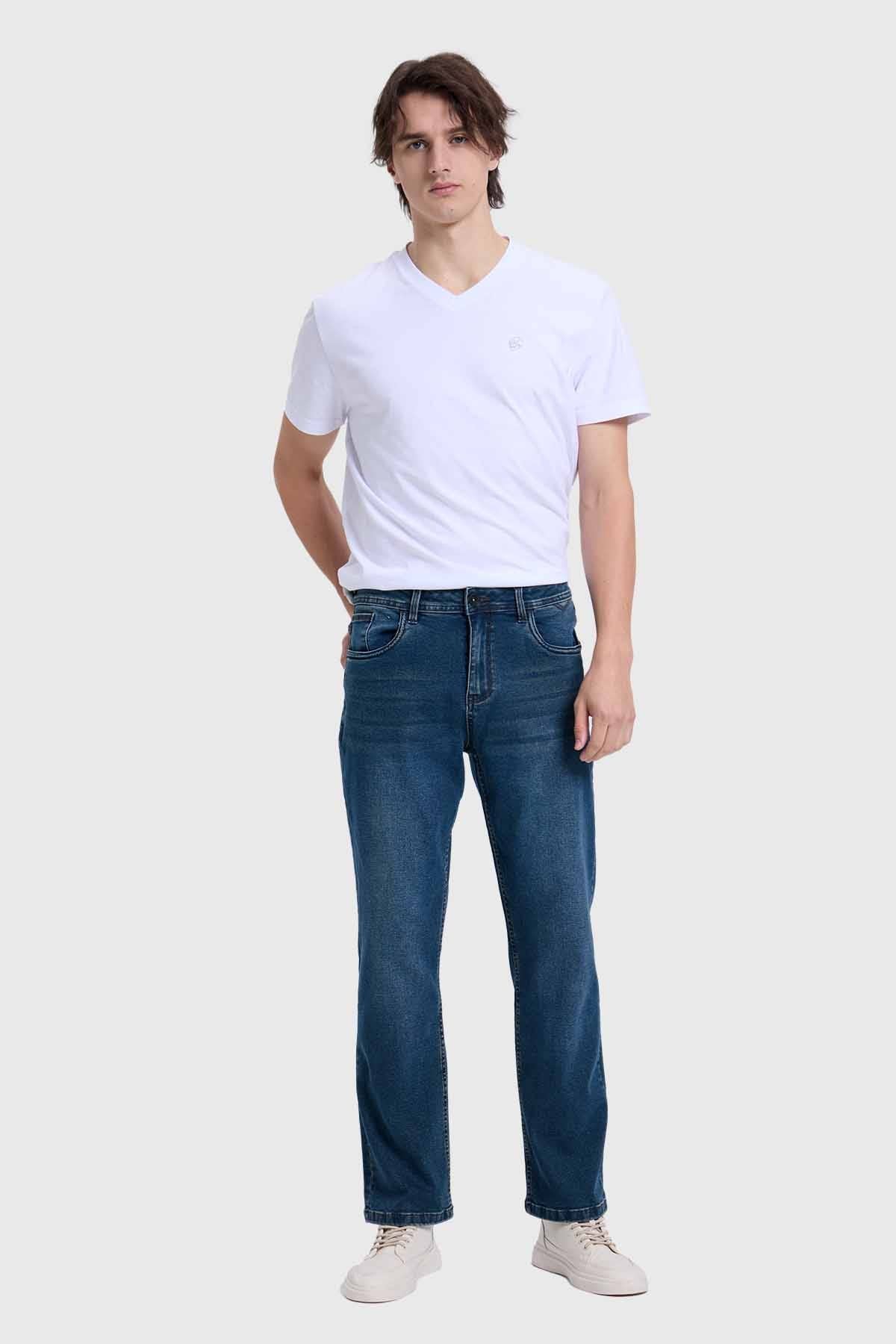 Jeans Hombre Straight Azul - Image 5