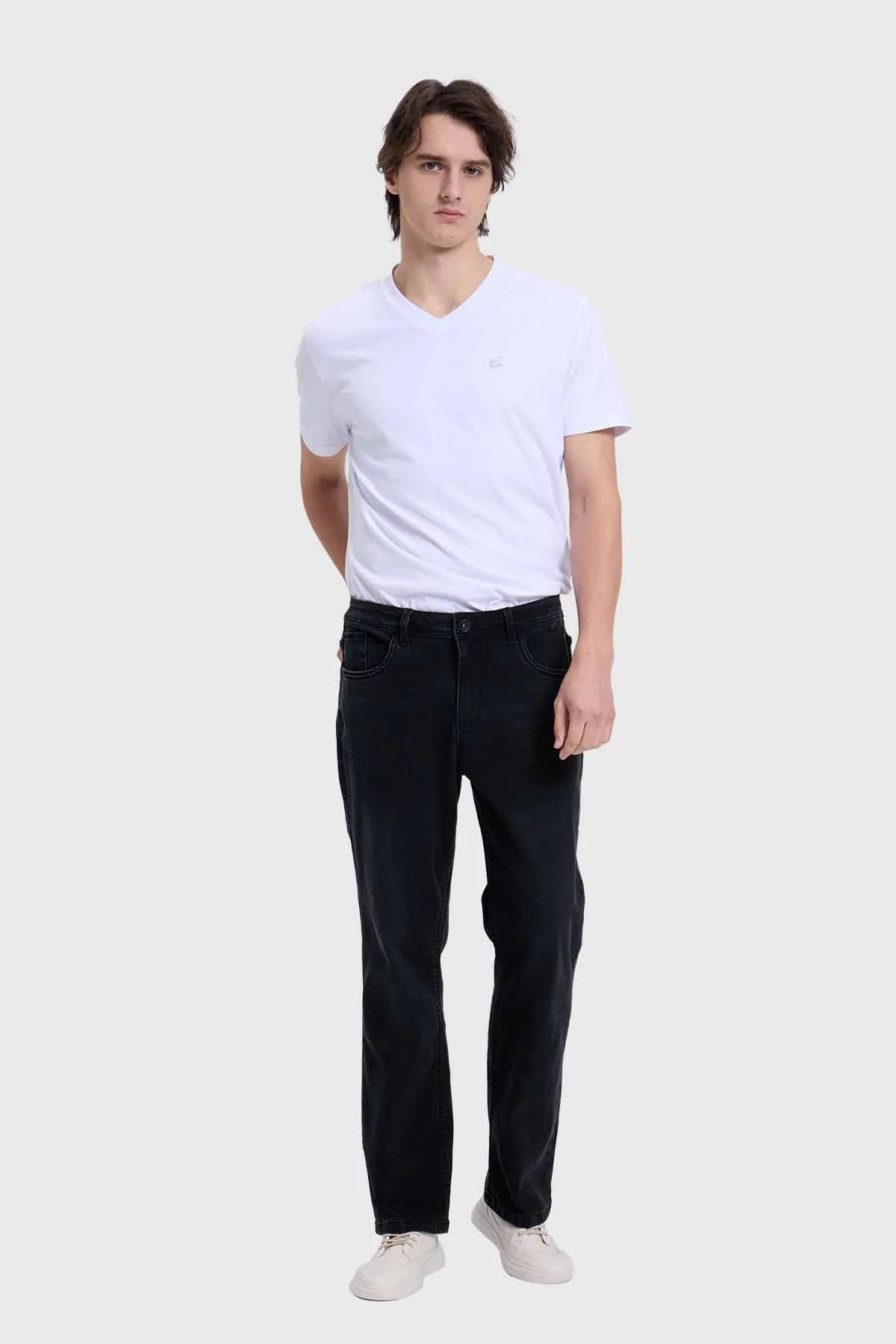 Jeans Hombre Straight Negro - Image 4