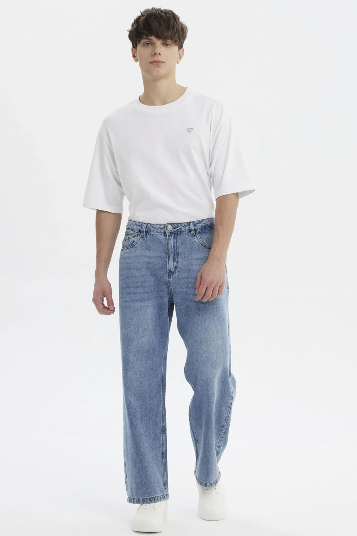 Jeans Hombre Straight Azul Claro - Image 4