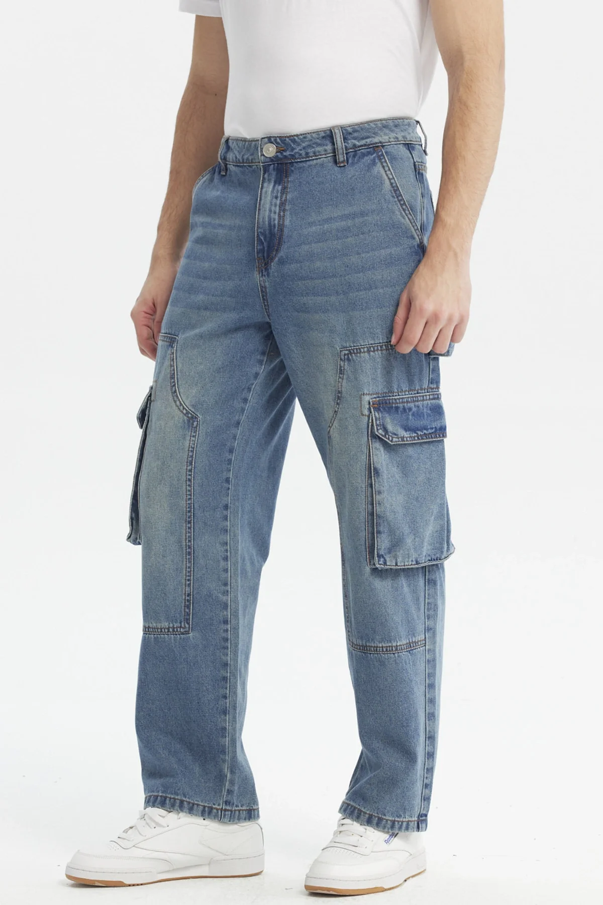 Jeans Hombre Straight Azul Claro - Image 2