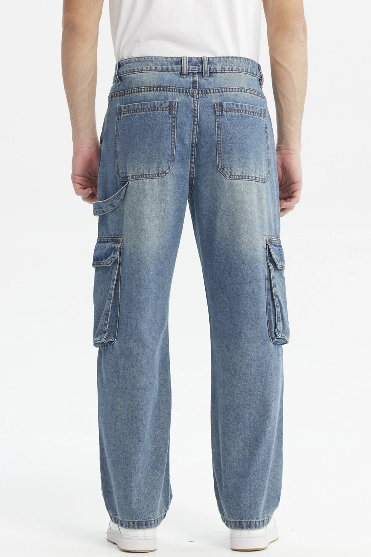 Jeans Hombre Straight Azul Claro - Image 3