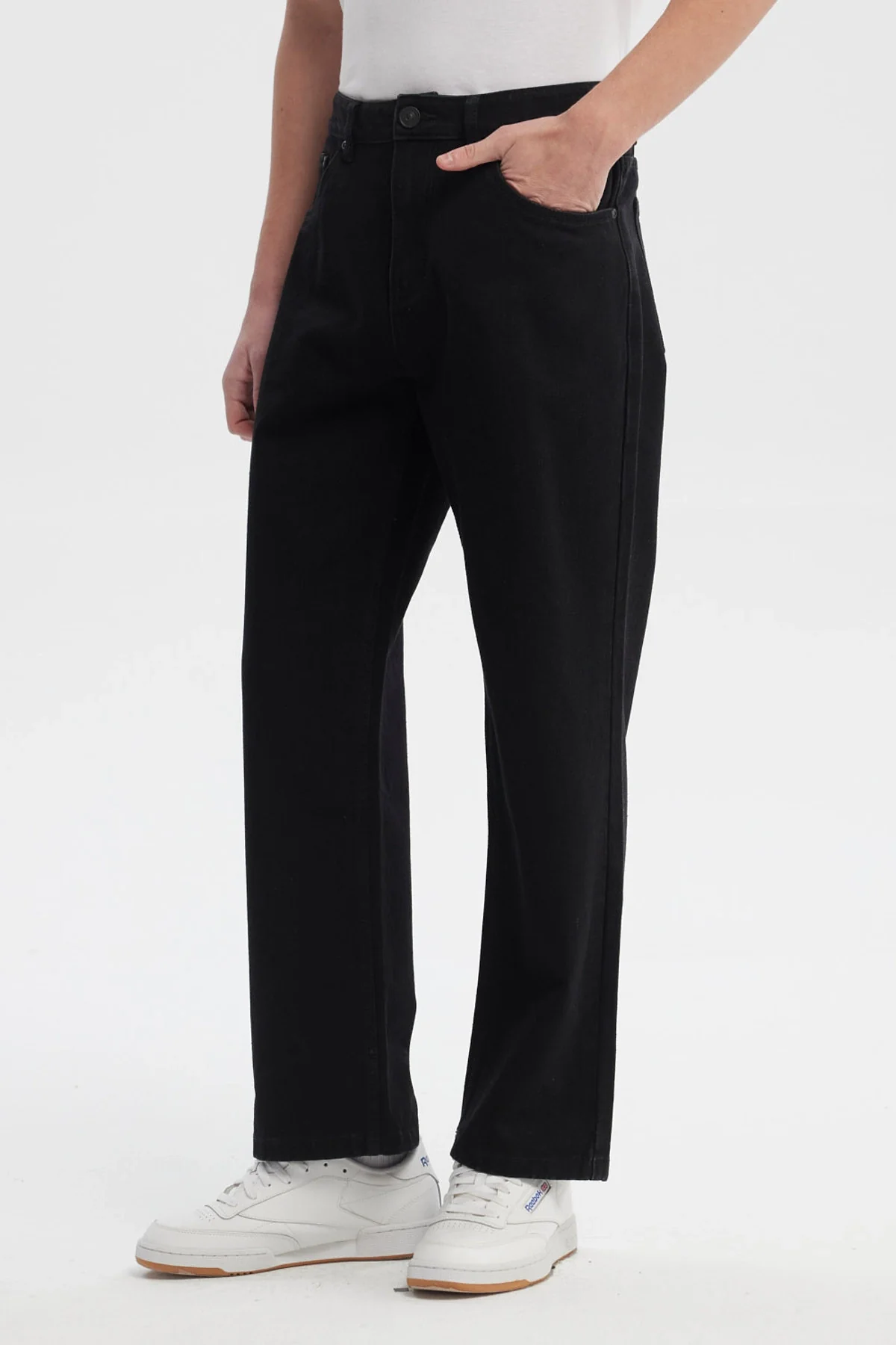 Jeans Hombre Straight Negro - Image 2