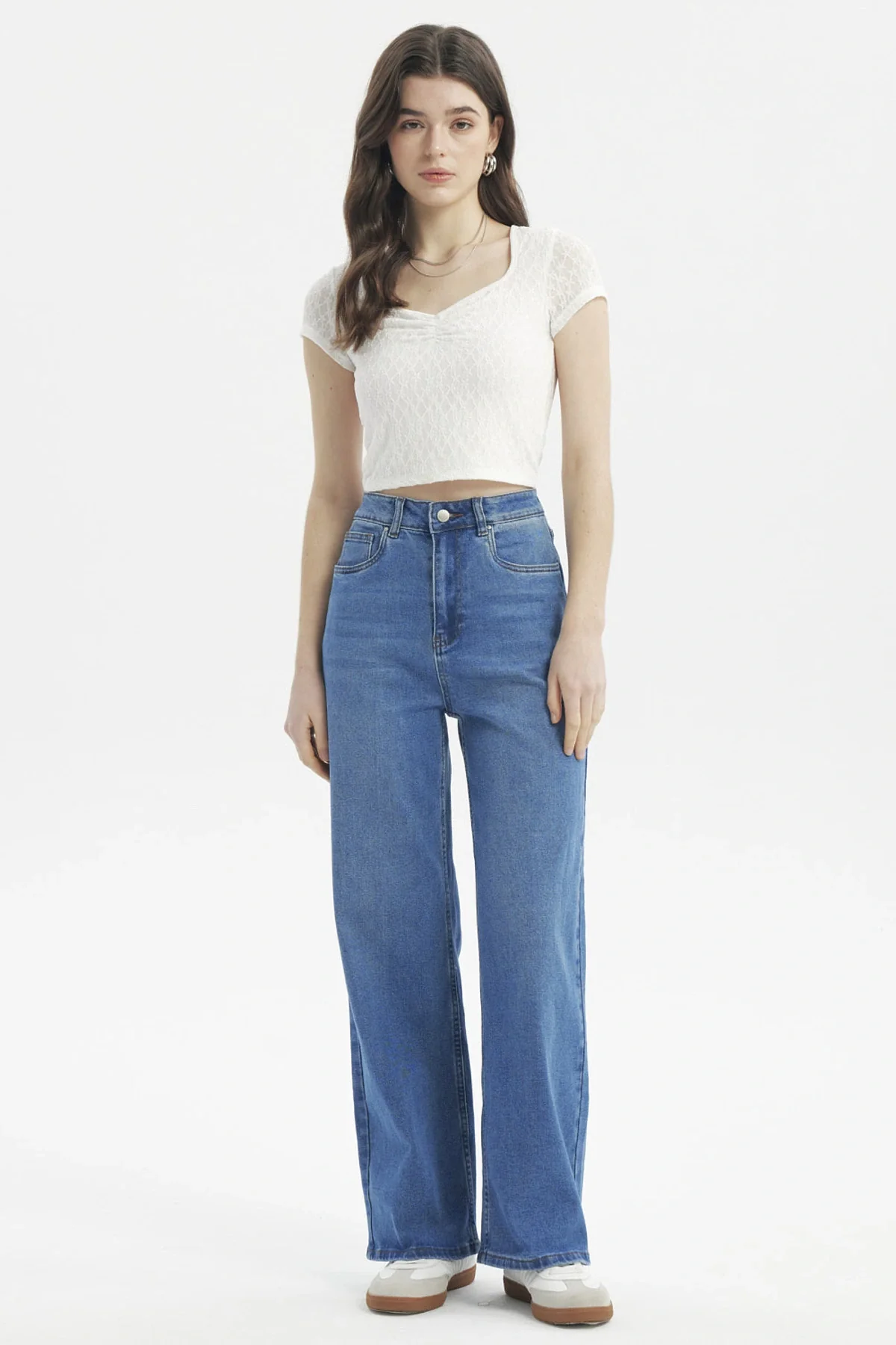 Jeans Mujer Baggy Azul - Image 4